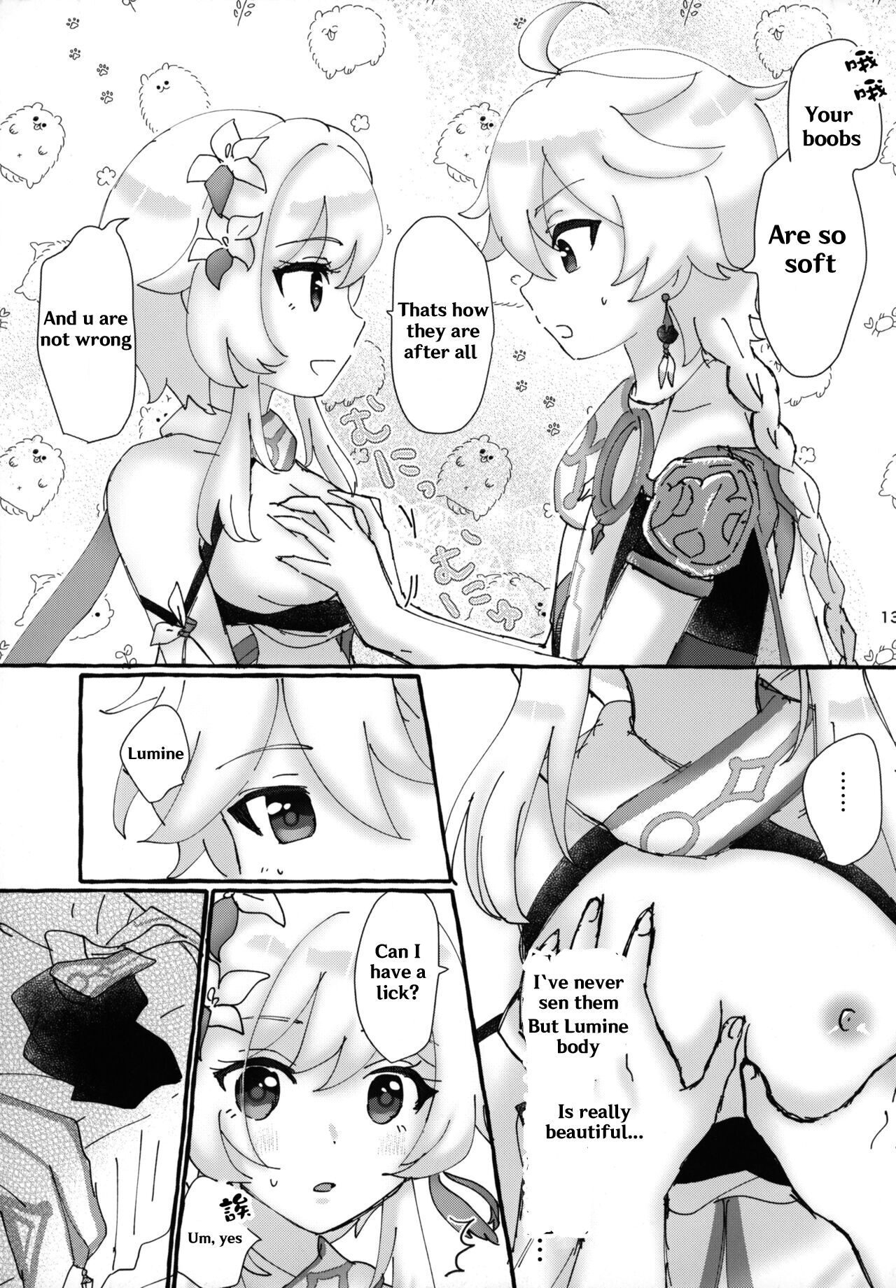 (Kami no Eichi) [Cotton Candy (Wataame)] Futari de Manegoto. (Genshin Impact) [English] POOR TRANSLATION Bildnummer 12