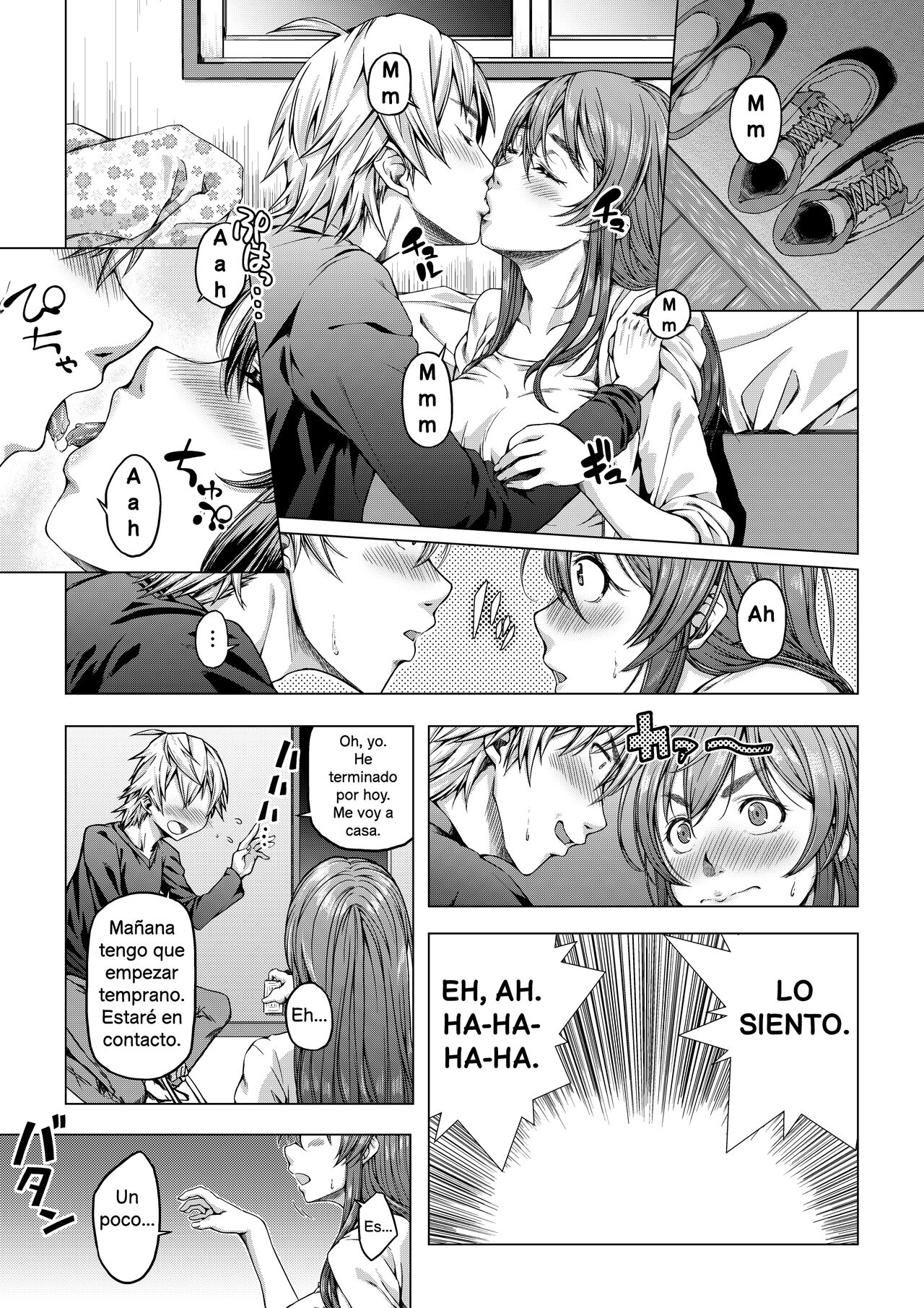 [DASHIMAKITAMAGO] Daigaku Shingaku de Issho ni Joukyou Shita Kanojo ga Circle no Senpai ni Netorare Ochiru made -Rape Shojo Soushitsu Hen- | Sometida y humillada por un alto miembro de su círculo -violación y pérdida de la virginidad- [Spanish] 5eme image