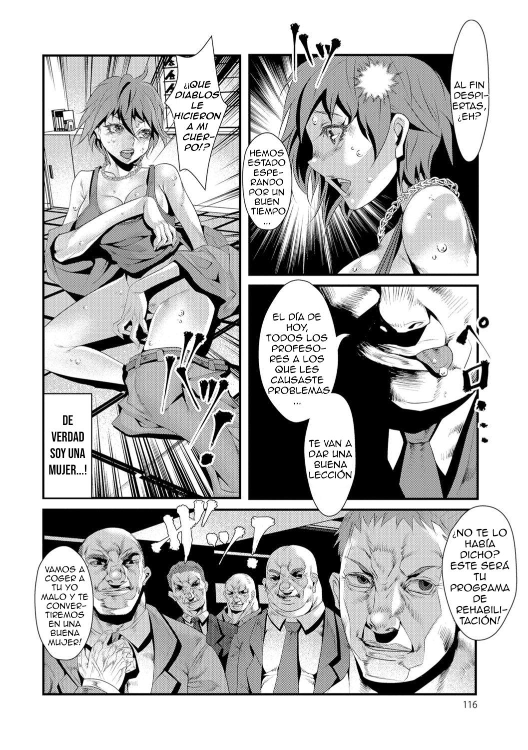 [tes_mel] Kyousei Gakuen e Youkoso! | Bienvenido a la escuela de rehabilitacion! (Nyotaika Ryoujoku!!) [Spanish] [Delnero] [Digital] Bildnummer 4