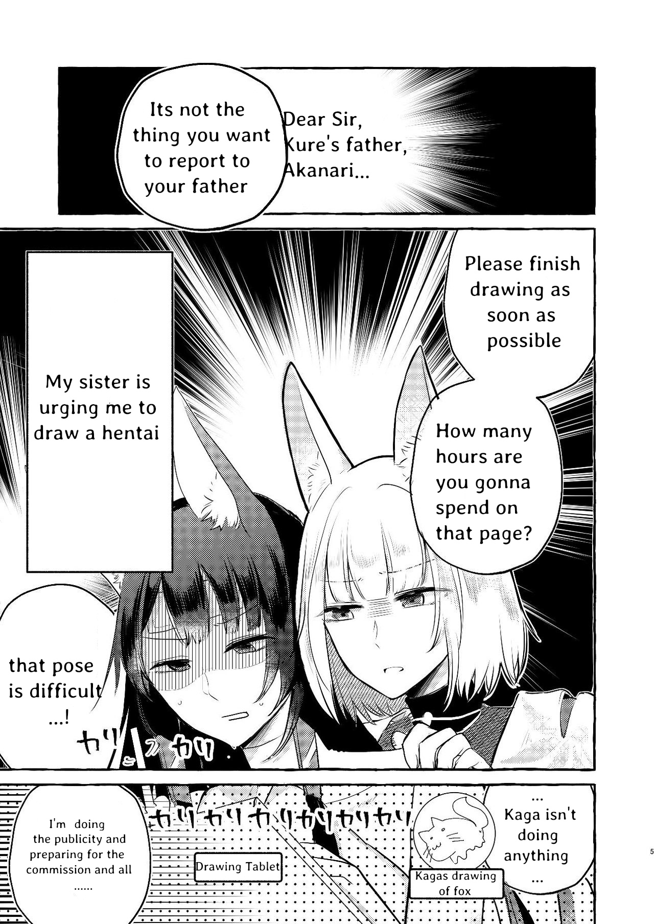 [Yuribatake Bokujou (Kon)] Oshi ga Oshi o Daita (Azur Lane) [English] [KNEGLIC TRANSLATIONZ] [Digital] 이미지 번호 4