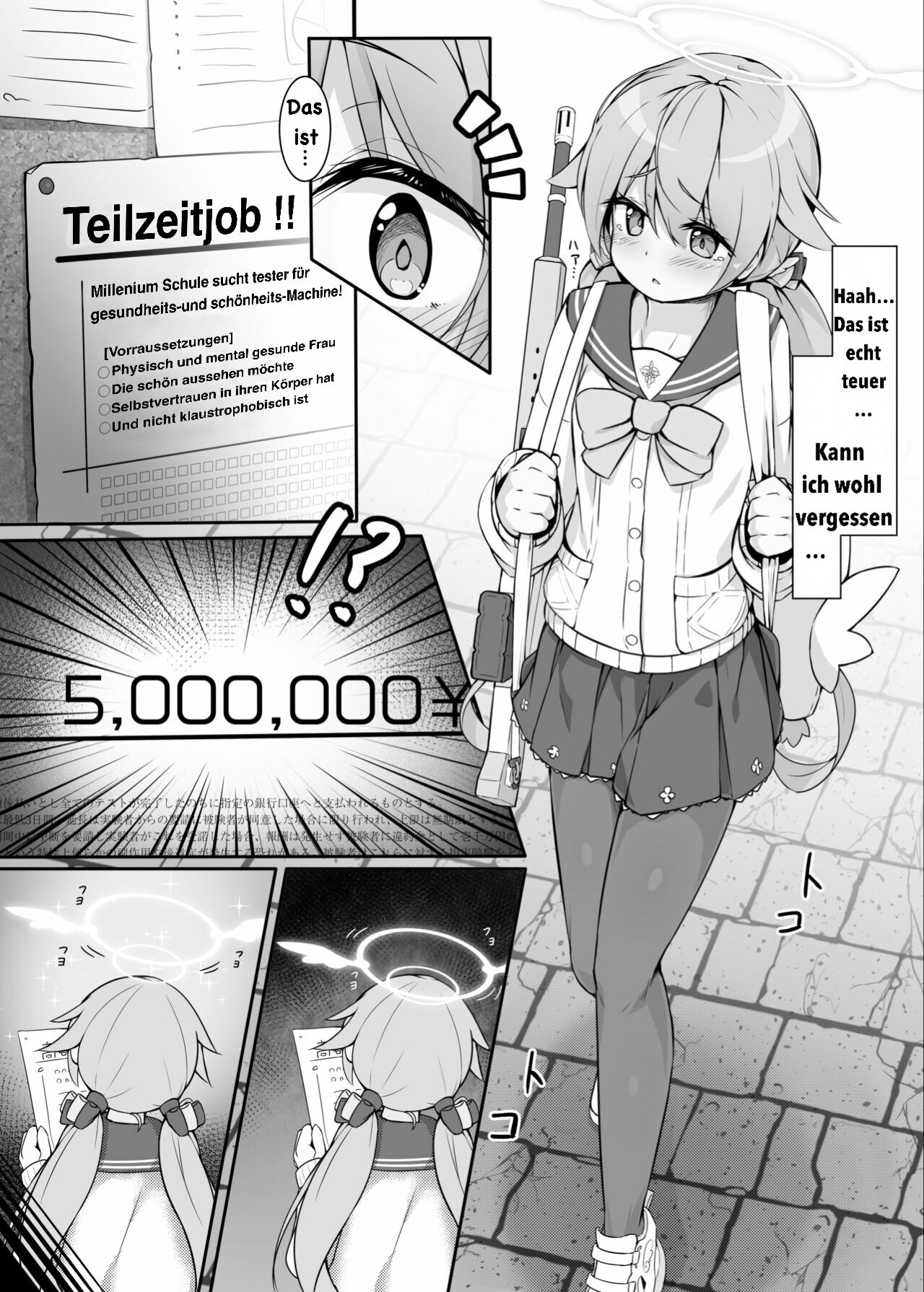 [The-Notes (E-Note)] Machine Tester Ajitani Hifumi | Hifumi Ajitani‘s Machinentest (Blue Archive) [German] [IncuMa] [Digital] image number 4