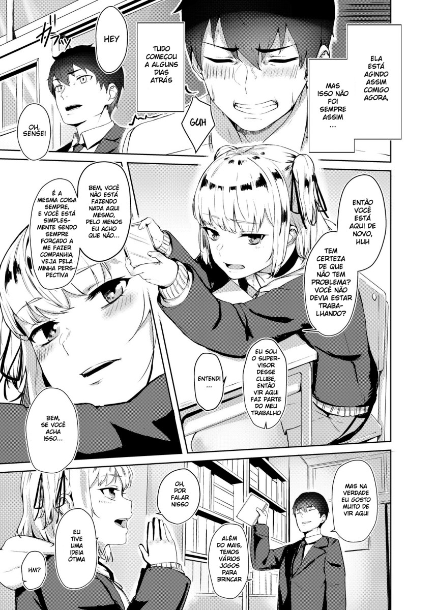 [Hardcore Zayaku Souten (Hirayan)] Kyousei Zecchou Batsu Game Namaiki JK no Shitsukekata [Portuguese-BR] [Digital] numero di immagine  4