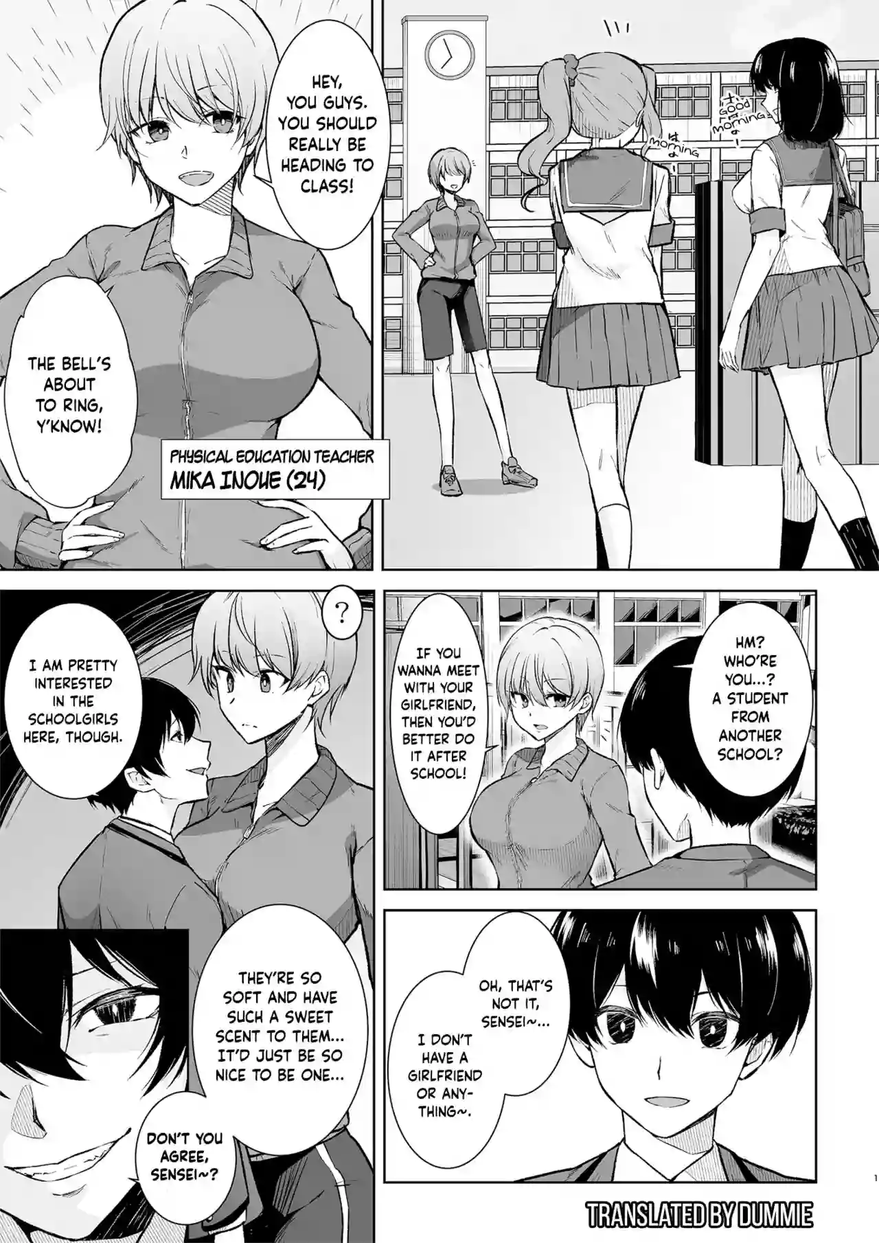 [Marialite (Touchuu Kasou)] Schoolgirl Infiltration Report ~A Criminal Possessing Girls~ [English] [Dummie]