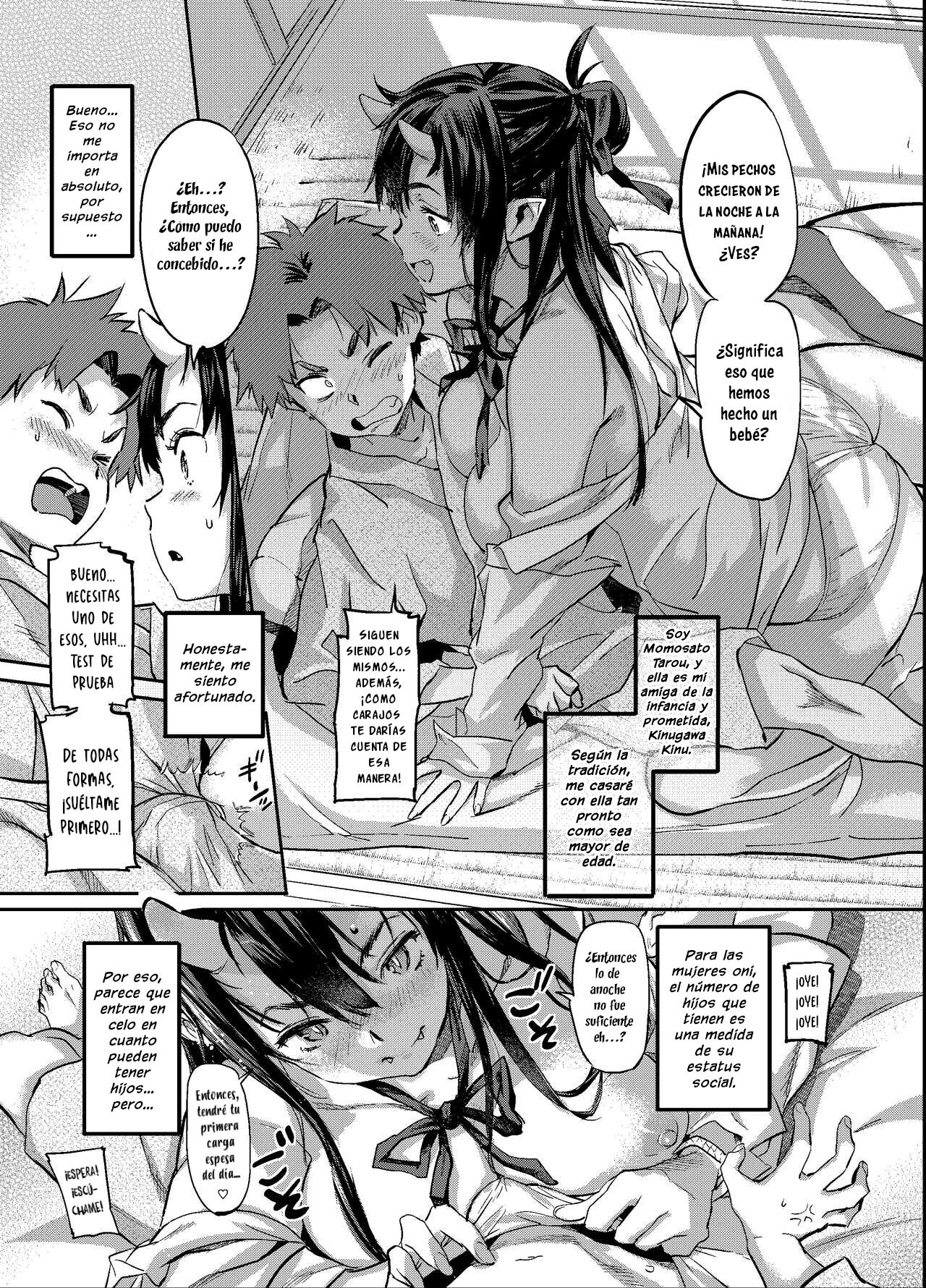 (C95) [Koban Dou (Sameda Koban)] Oni-Musume-chan wa Hatsujouki! | ¡La chica Oni está en celo! [Spanish] [NeoDark Fansub] image number 7