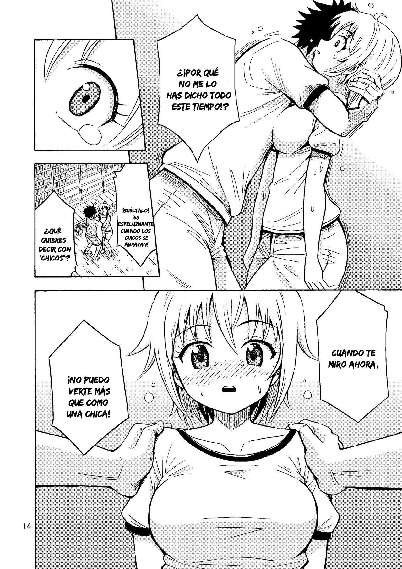 [Yoshida Gorou Shoukai (Yoshida Gorou)] Shinyuu ga Onnanoko ni Narimashita | My Best Friend♂ Became a Girl [Spanish] 이미지 번호 15