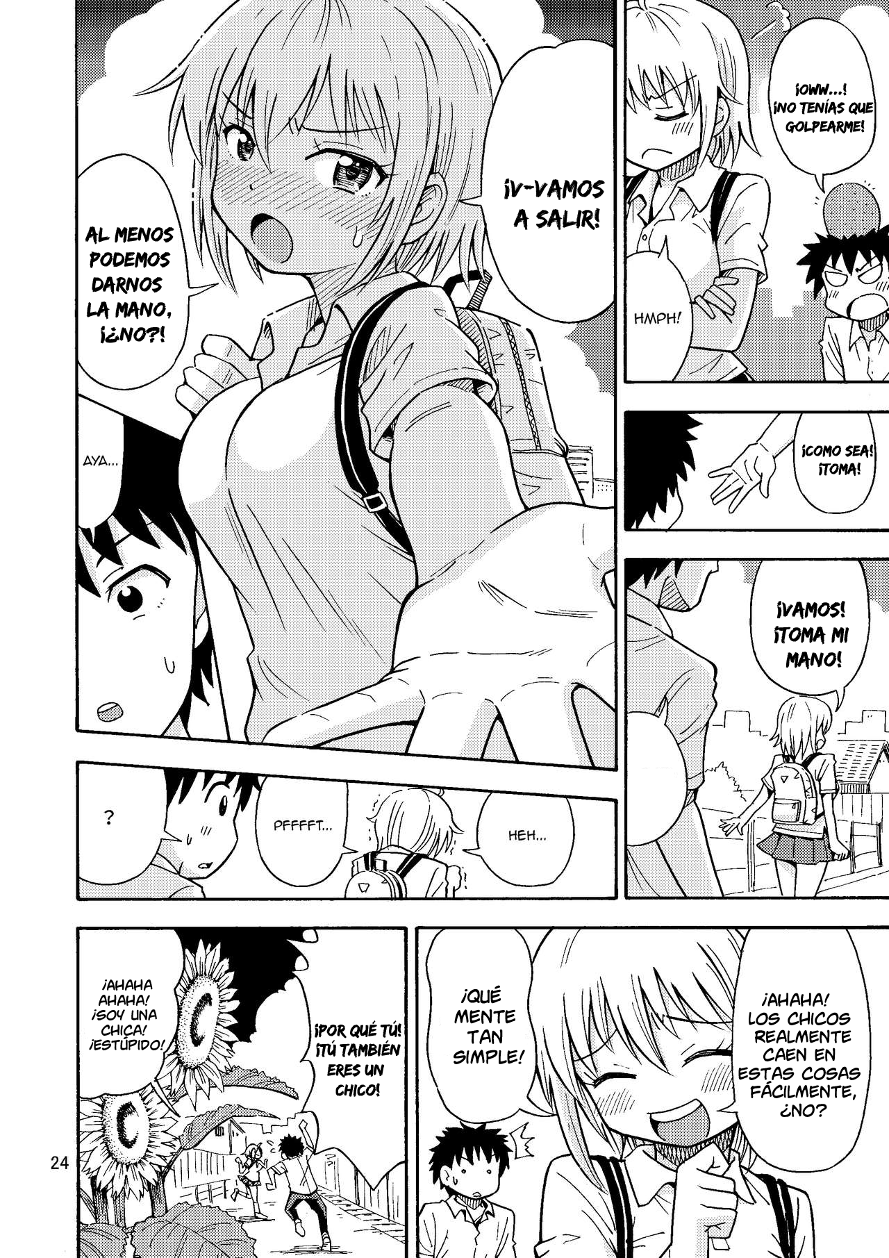 [Yoshida Gorou Shoukai (Yoshida Gorou)] Shinyuu ga Onnanoko ni Narimashita | My Best Friend♂ Became a Girl [Spanish] 이미지 번호 25