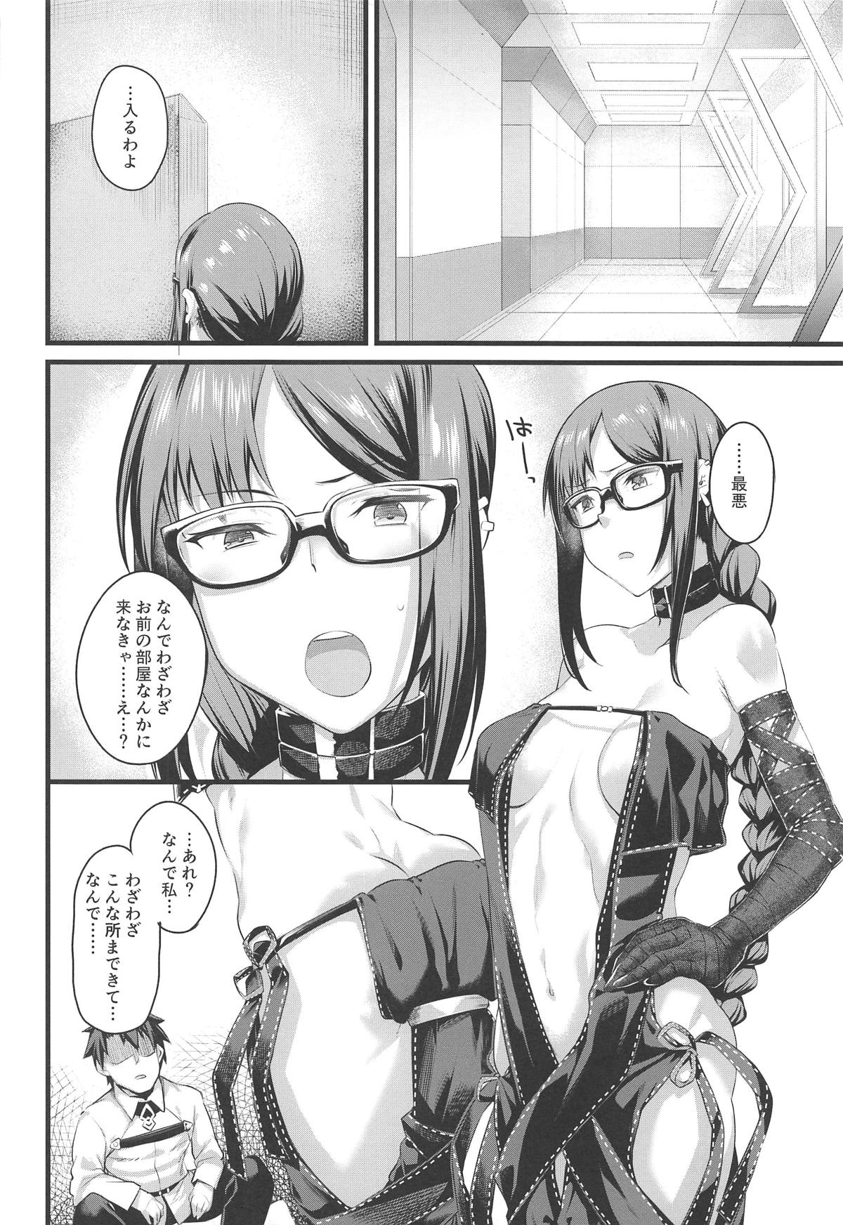 (COMIC1☆15) [Karuwani (Rama)] Moto Senpai ga Eroi Kakkou de Muramura Suru node Saimin Tsukatte Eroi Koto o Suru. (Fate/Grand Order) numero di immagine  4