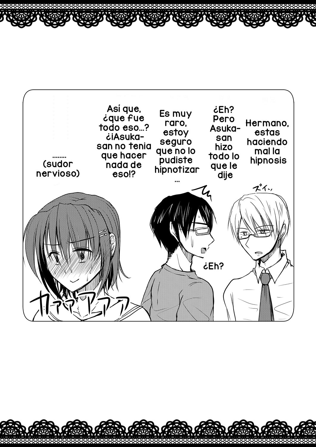 (C88) [Yukan high Zakura (Chieko)] Urenai Eroge Writer ga Josou Shite Onnanoko no Kimochi o Benkyou Shite Mita 3 [Spanish] [Delnero] image number 22