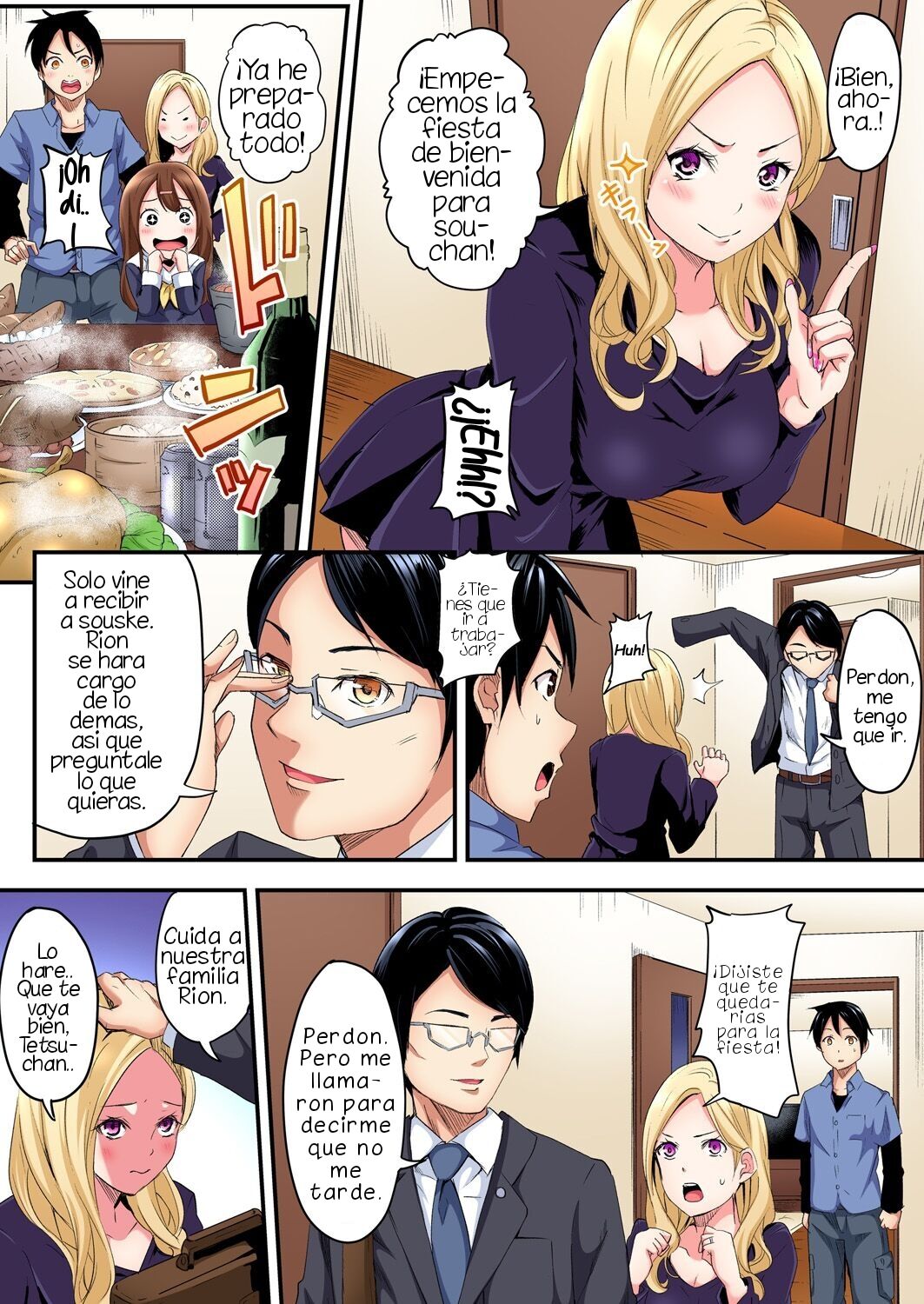 [Kuroto] Gal Mama to Pakopako SEX ~ Hitozuma no Chouzetsu Tech ni Majiiki Zecchou! Ch. 1 [Spanish] 图片编号 4