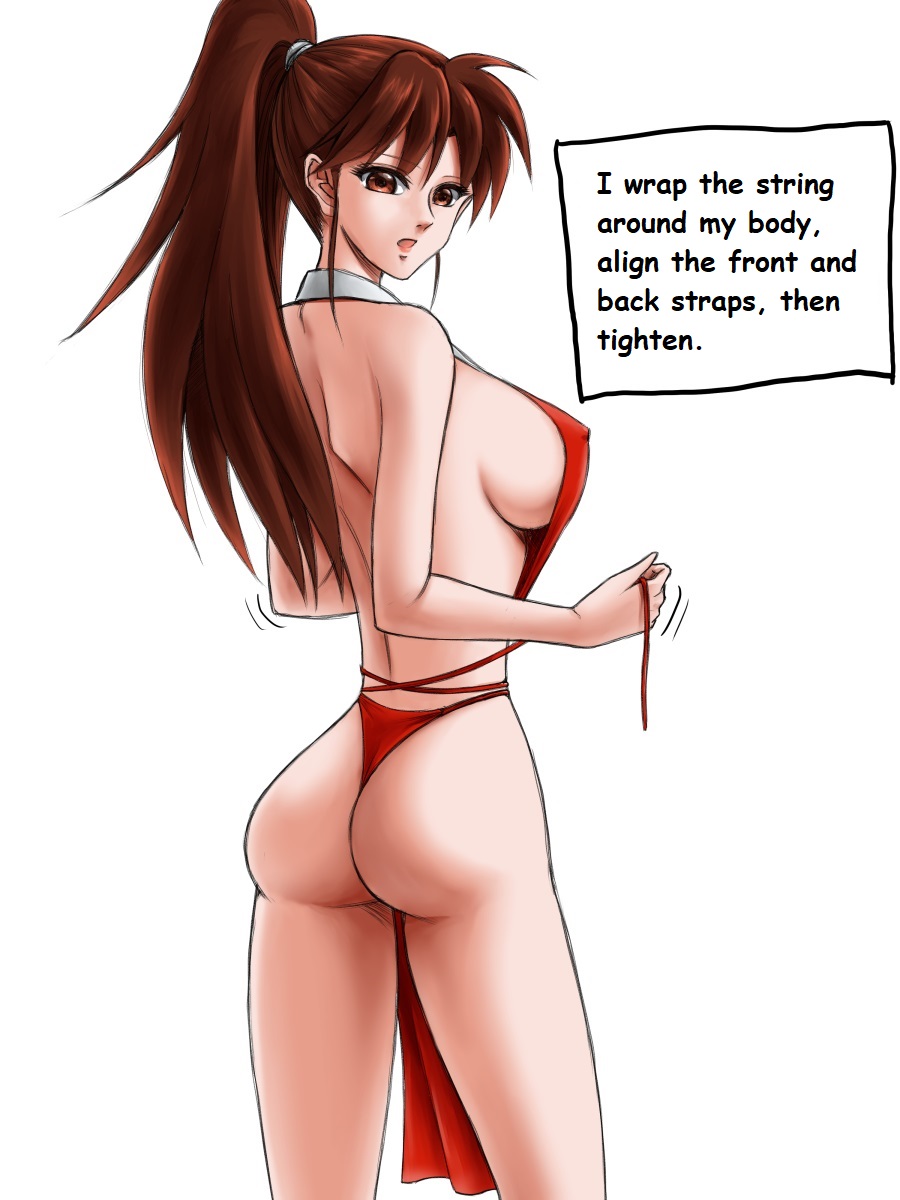 [H@ruki] How Mai Shiranui gets ready for a fight! (King of Fighters) [English] 图片编号 6