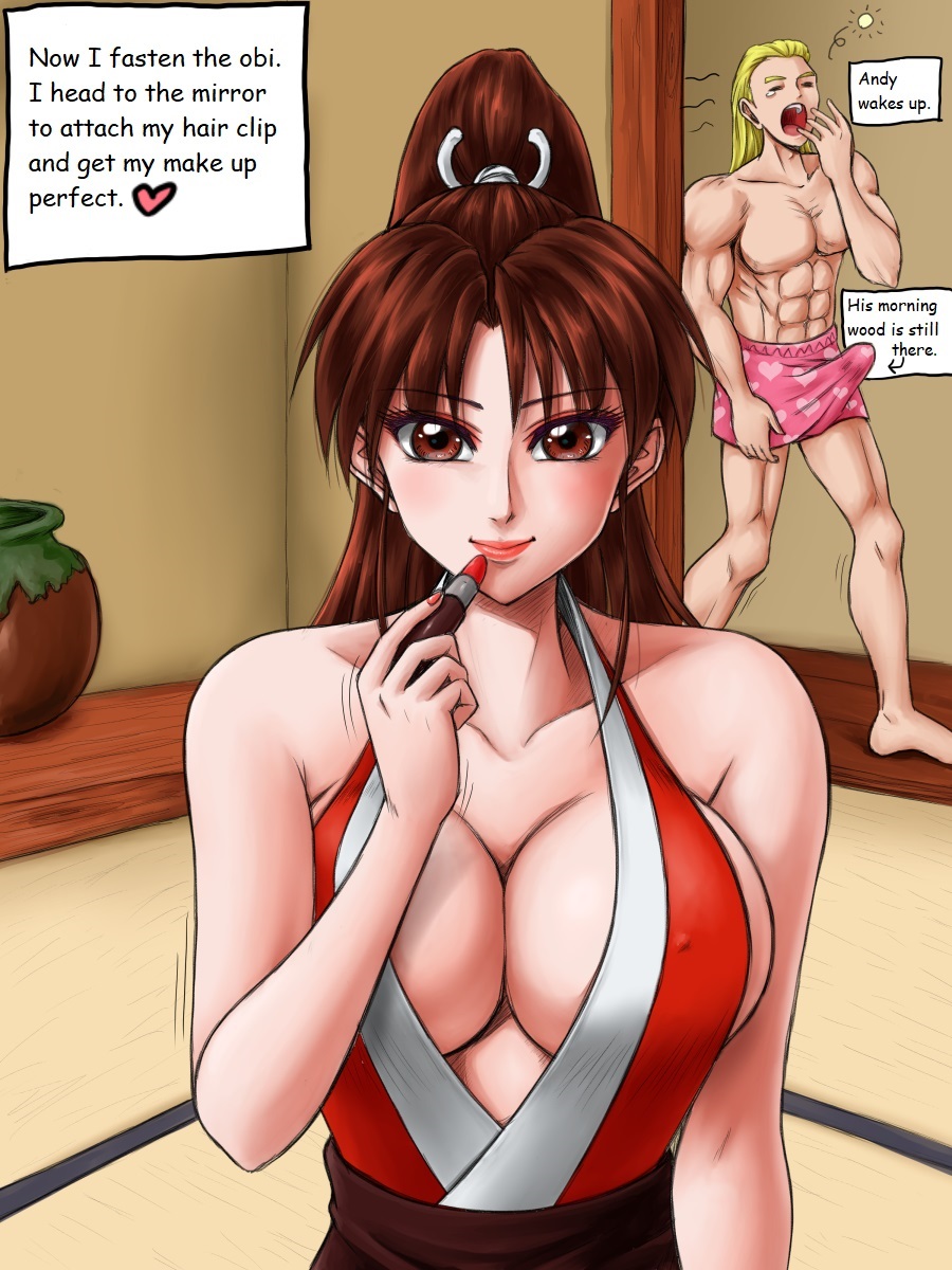 [H@ruki] How Mai Shiranui gets ready for a fight! (King of Fighters) [English] 图片编号 7