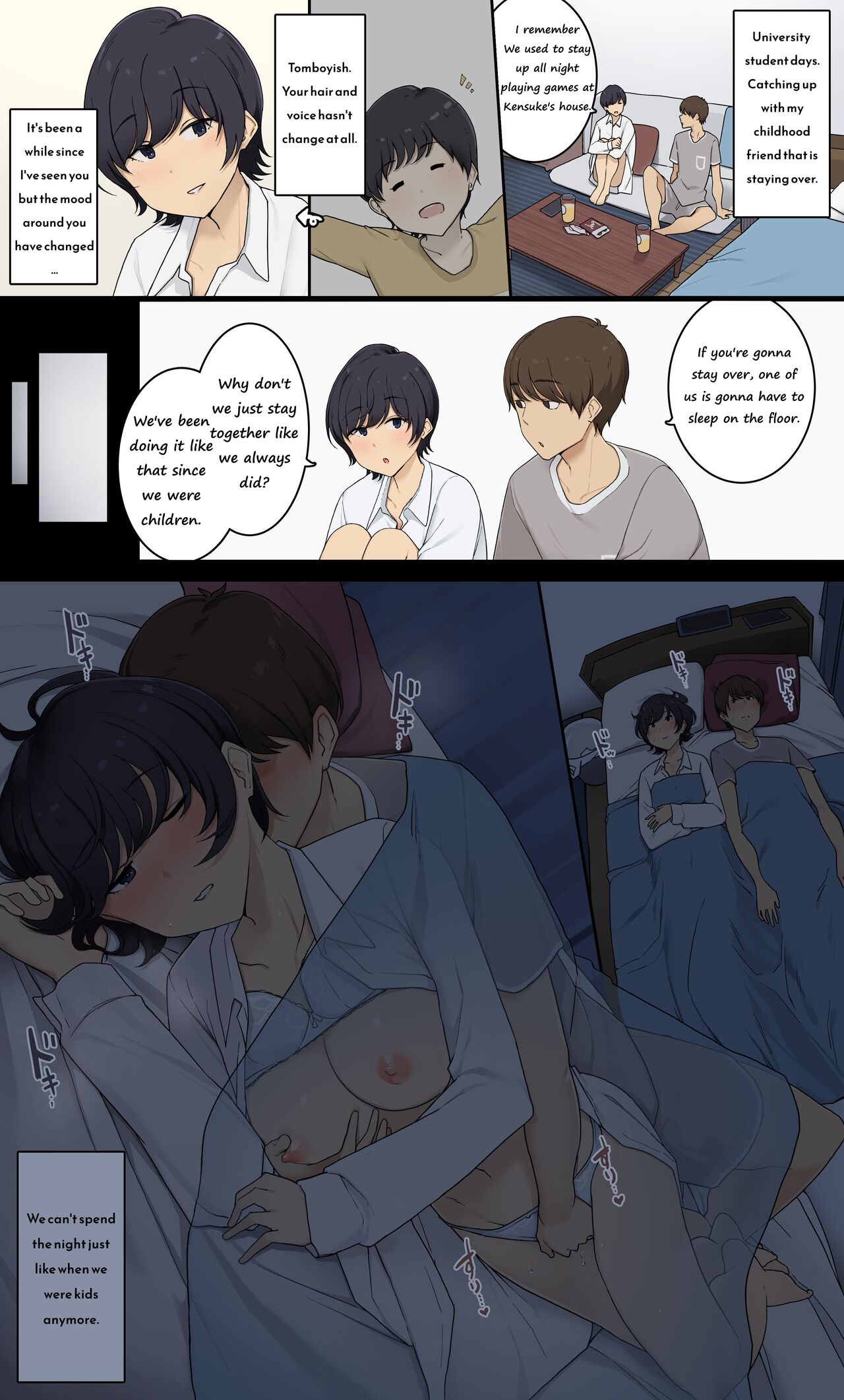 [Wakamatsu] Mukashi wa Dousei no You ni Sesshiteta Osananajimi no Koto o Isei to Shite Ninshiki Shita Hi [English] [Uncle Bane] Bildnummer 4