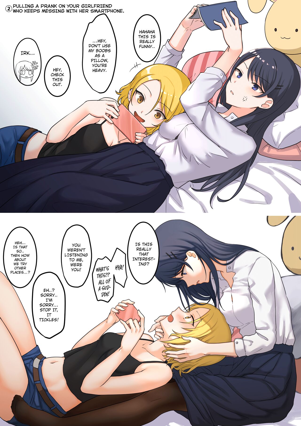 [Bird Forest (Fukuroumori)] 1RT de Nakawarui Nonke Joshi-tachi ga 1-byou Kiss suru Series - Otameshi Dousei shiteminai? [English] [hardcase8translates] Bildnummer 4