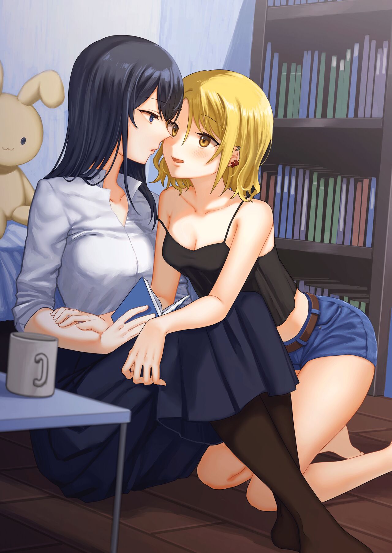 [Bird Forest (Fukuroumori)] 1RT de Nakawarui Nonke Joshi-tachi ga 1-byou Kiss suru Series - Otameshi Dousei shiteminai? [English] [hardcase8translates] Bildnummer 21