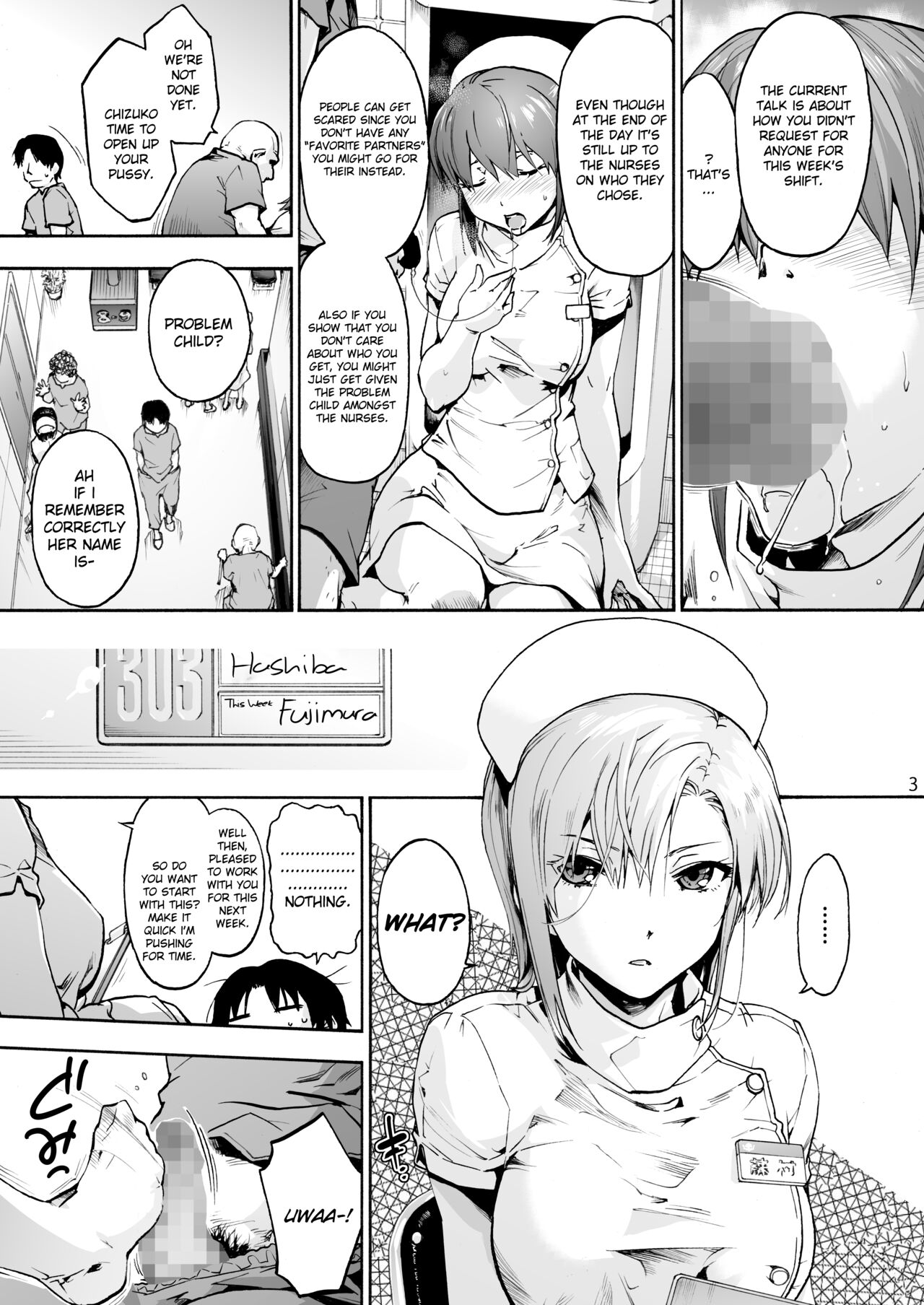 [Onsoku Ubaguruma (Uba Yoshiyuki)] Miyasaka Byouin 3 - Ijime(rare)ru Fujimura-san | Miyasaka Hospital - The Bull(ied)y Fujimura-san [English] [naetranslates] [Digital] 图片编号 5