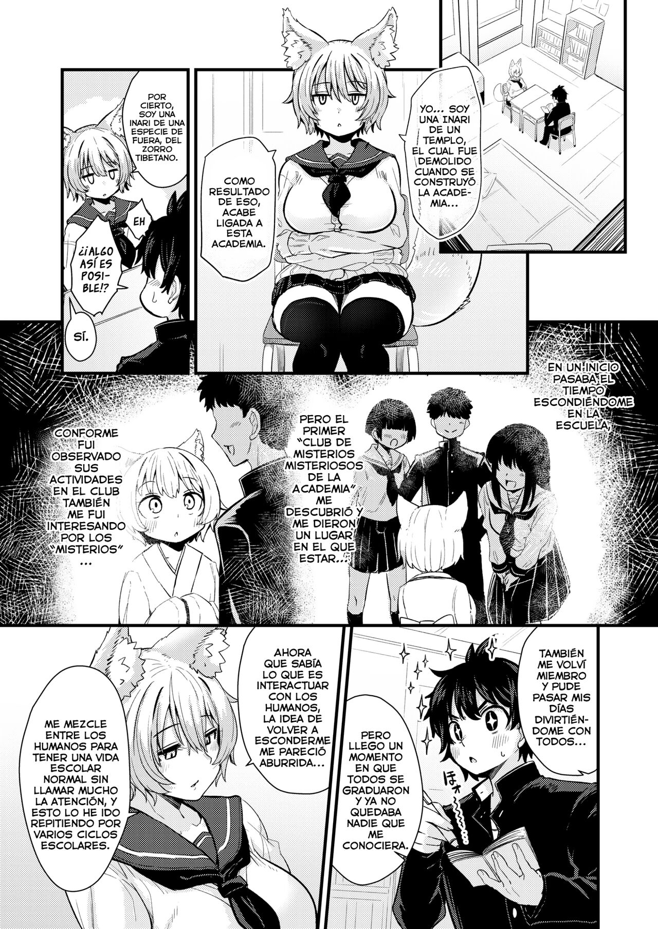 [Suzunomoku] Gakuen FuFuBu Parte 01 (WEEKLY Kairakuten 2022 No.16) [Spanish] [Lolbooru Scan] image number 8