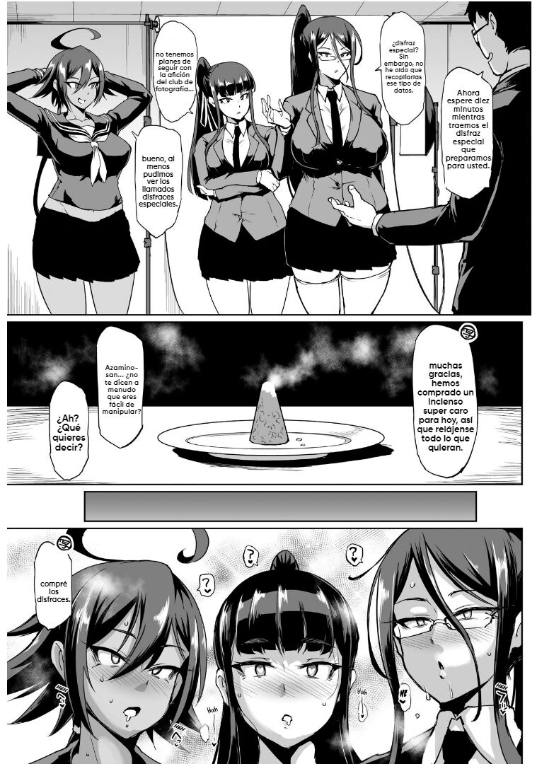 [Fan No Hitori] 『JK EXORCISM CLUB SEASON 2』 Mating under the effect of aphrodisiac & photographing it [Spanish] image number 2