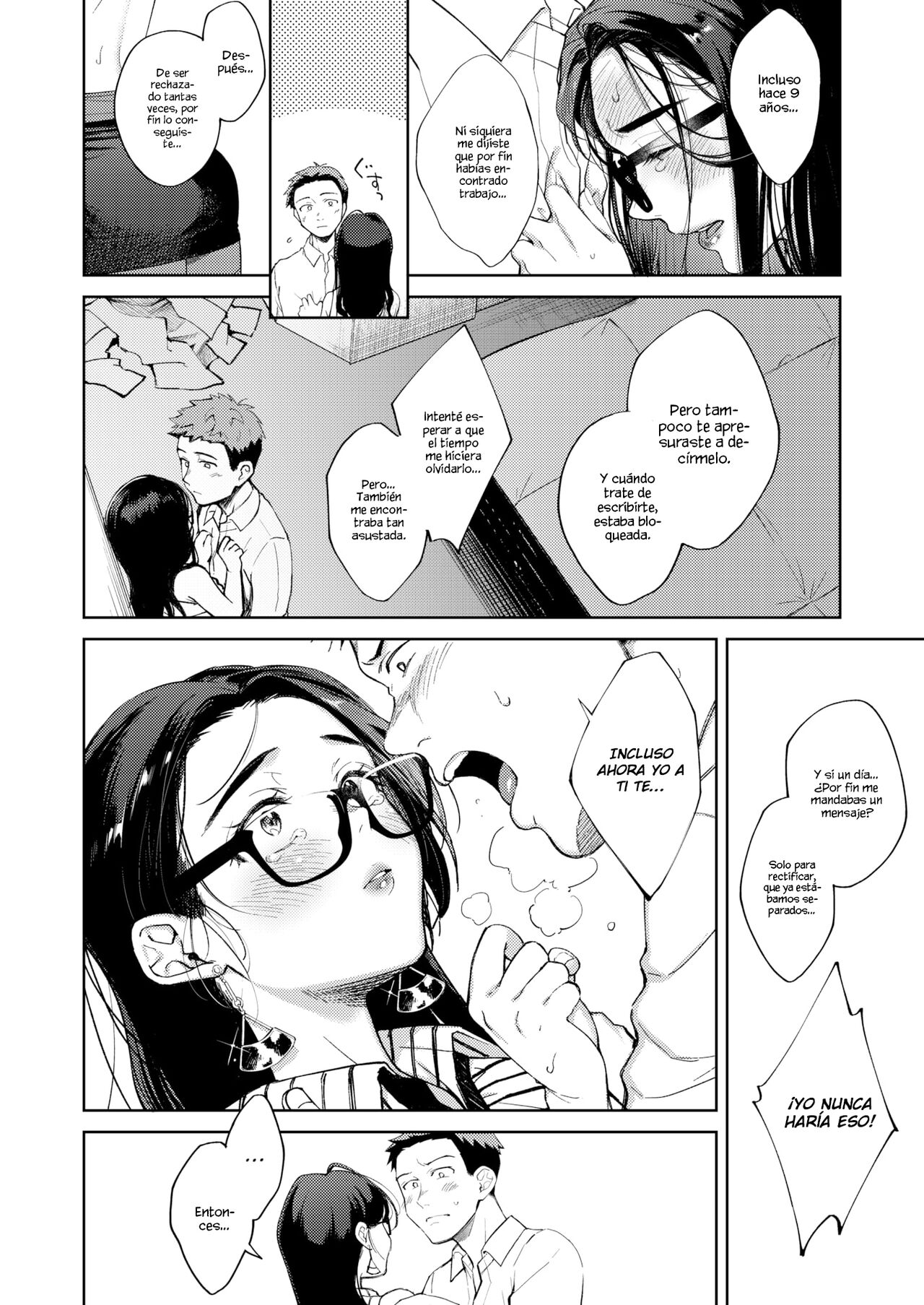 [Okinaga Umanosuke] Moto Kano to, Sorekara | Las Secuelas con mi Ex-novia (WEEKLY Kairakuten 2021 No.17) [Spanish] [NekoCreme + Muslos no Sekai] Bildnummer 8