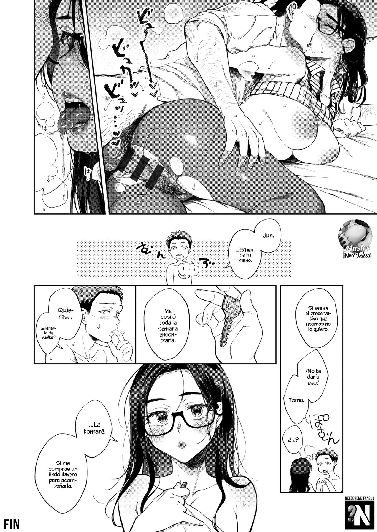 [Okinaga Umanosuke] Moto Kano to, Sorekara | Las Secuelas con mi Ex-novia (WEEKLY Kairakuten 2021 No.17) [Spanish] [NekoCreme + Muslos no Sekai] Bildnummer 14