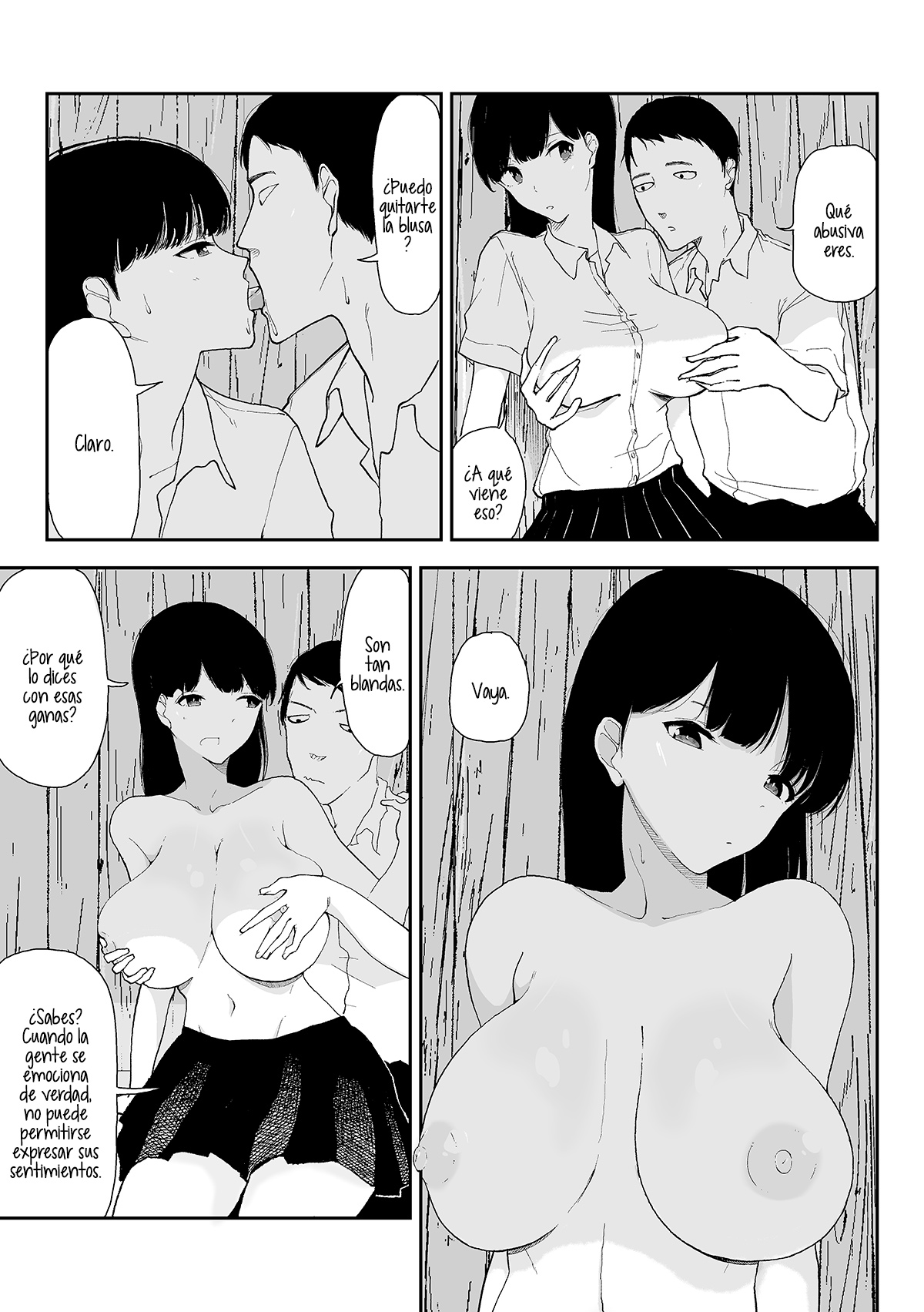 [Akai Ishi (Fukumoto Masahisa)] Inaka no Bus-tei nite [Spanish] [Digital] Bildnummer 9