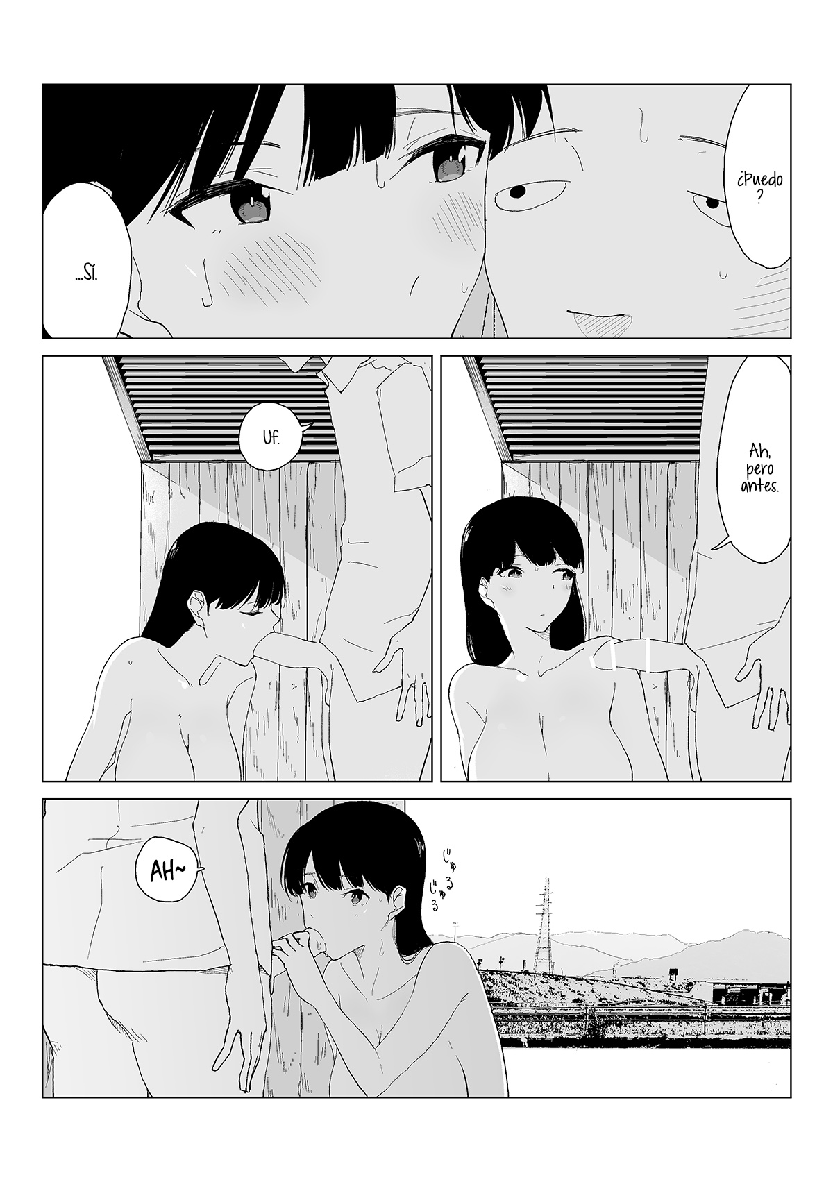 [Akai Ishi (Fukumoto Masahisa)] Inaka no Bus-tei nite [Spanish] [Digital] Bildnummer 12