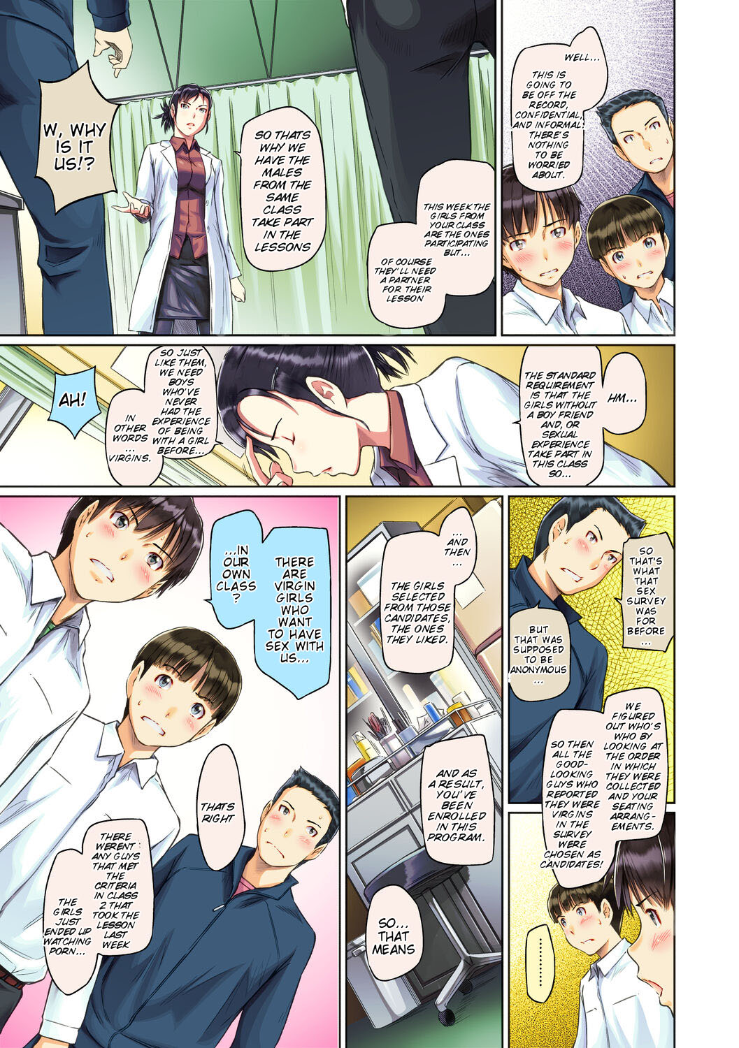 [Kisaragi Gunma] Sweet Hearts Lesson 1 [Full Color] [English] [Uncensored] image number 6
