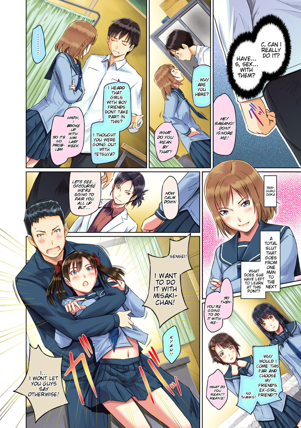 [Kisaragi Gunma] Sweet Hearts Lesson 1 [Full Color] [English] [Uncensored] image number 9