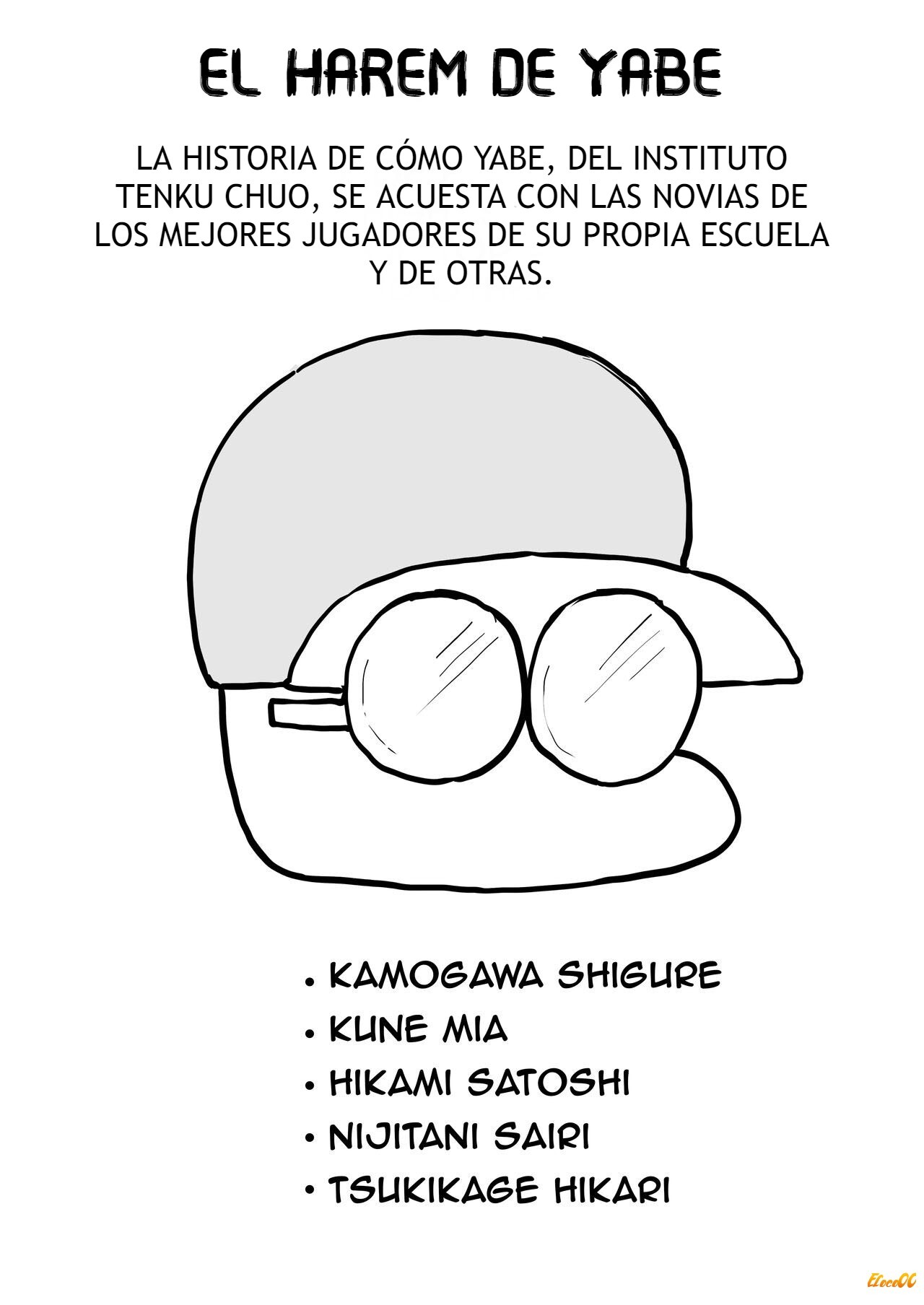 [Doushia (Terasu MC)] Tenkuu Chuuou no Yabe-kun ga Jitakou no Powerpro-kun no Kanojo o Netorimakuru Hanashi (Jikkyou Powerful Pro Yakyuu) [Spanish] image number 1