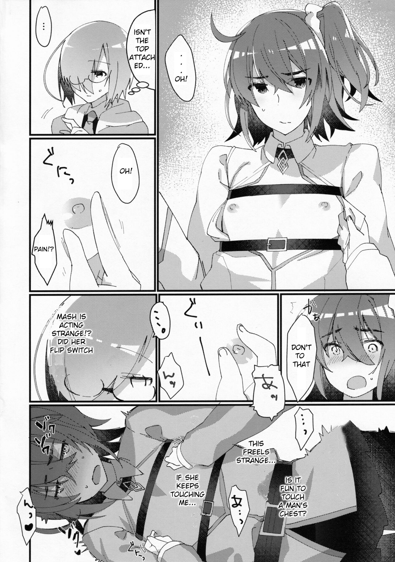Josou Saserarete Futanari Kouhai Servant ni Onnanoko ni Sarechau Hon (FateGrand Order) (machine translated) image number 4