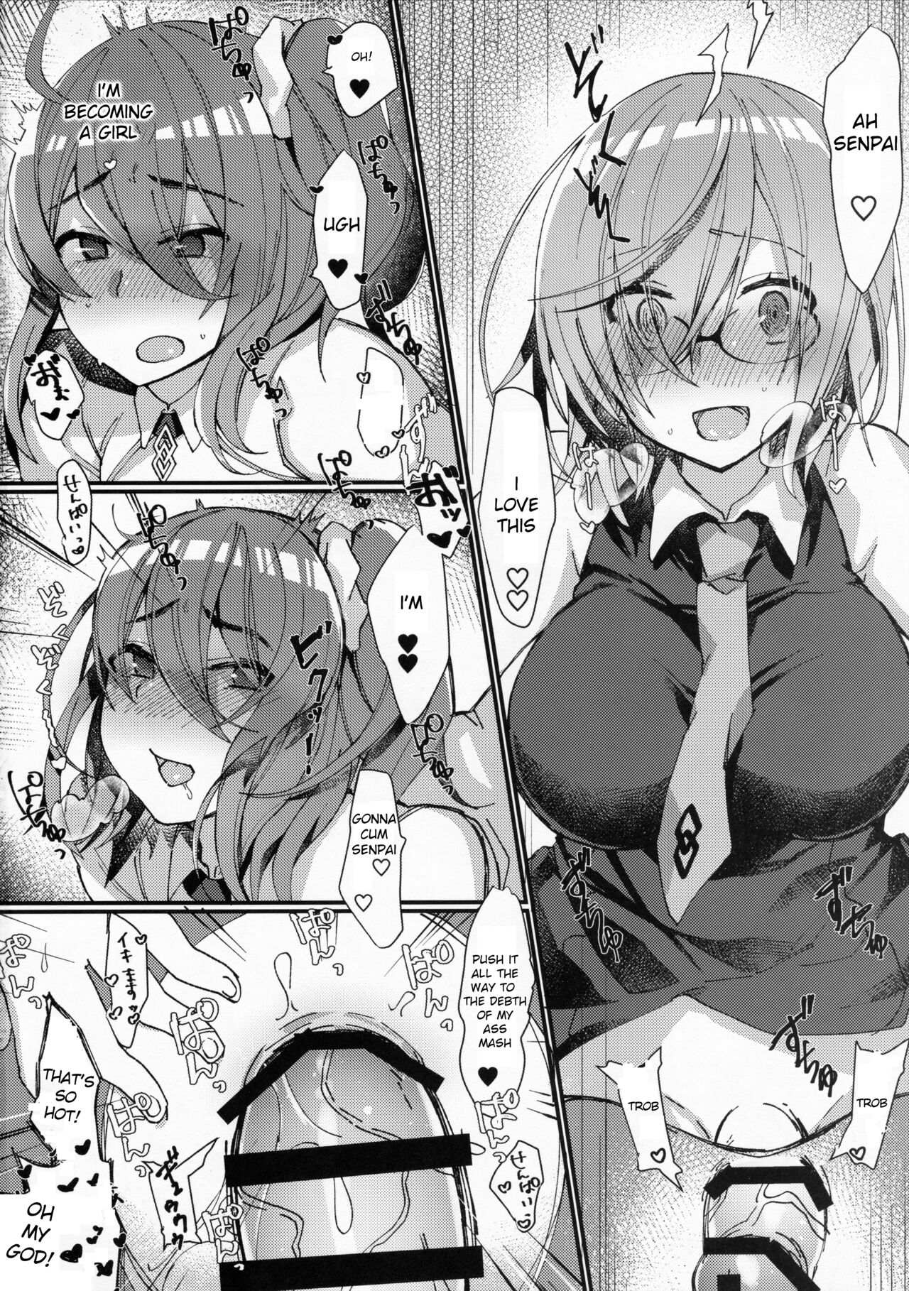 Josou Saserarete Futanari Kouhai Servant ni Onnanoko ni Sarechau Hon (FateGrand Order) (machine translated) image number 18