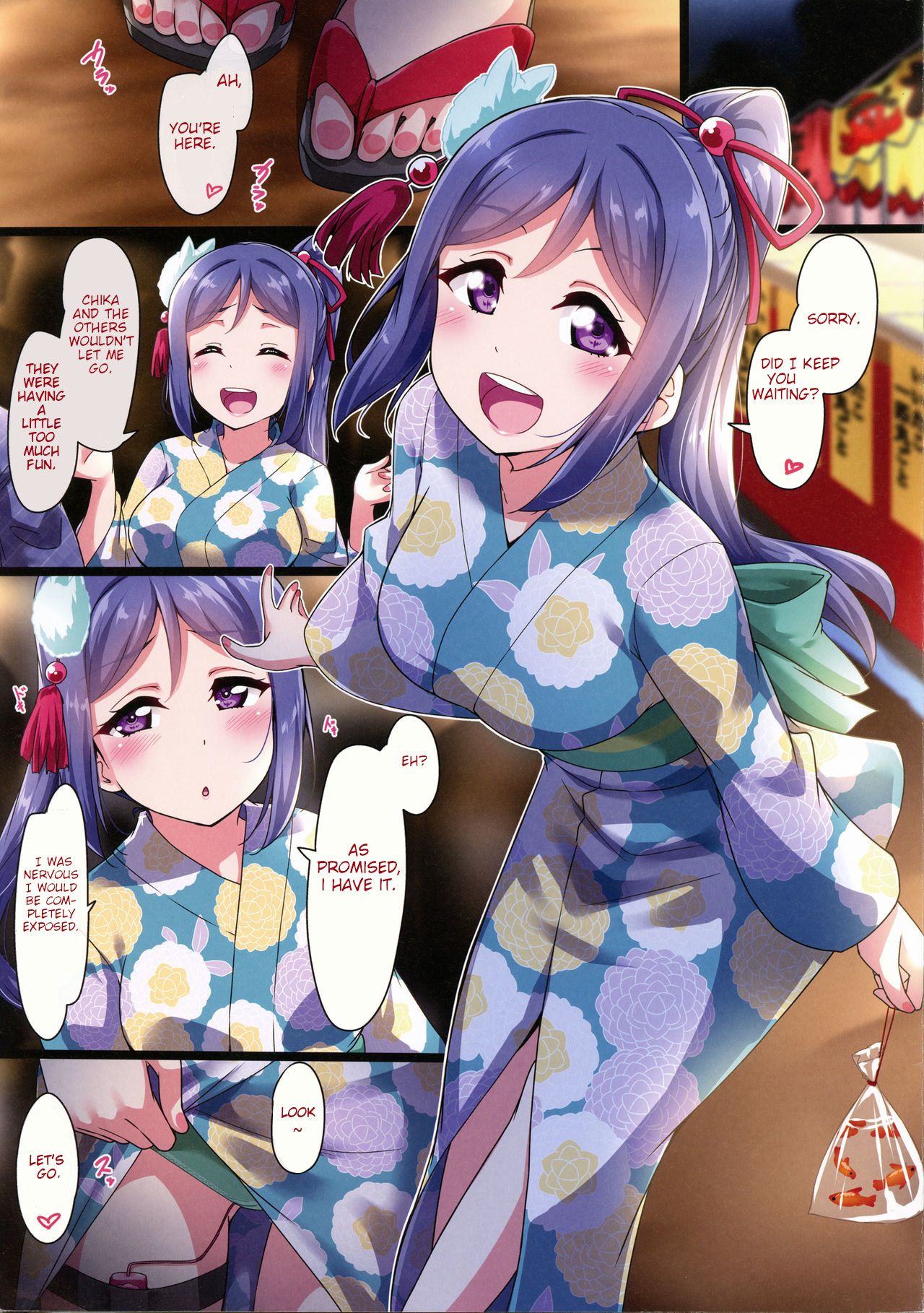 (C96) [CORORI (Yopparai Oni?)] KANAKAN Yukata de Kanan-chan! Plus Matome Bon 2 Full Color (Love Live! Sunshine!!) [English] [BoatShirt] 图片编号 3