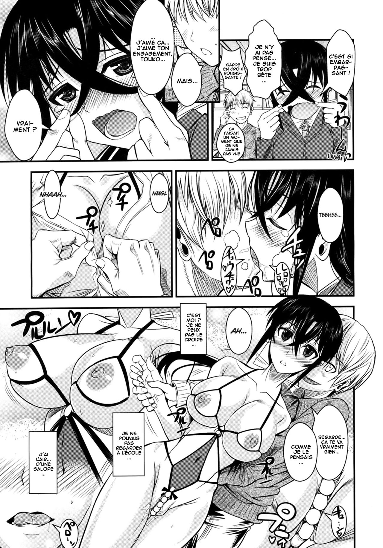 [Fuetakishi] Kanojo ga Ero Shitagi ni Kigaetara... | If My Girlfriend Put On Some Sexy Lingerie... (COMIC Megastore 2011-03) [French] [O-S] numero di immagine  9