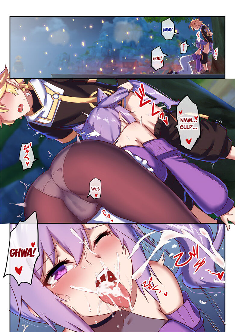 [Longbow Flintlock] Keqing's Date With The Traveler (Genshin Impact) [English] [LunaticSeibah] numero di immagine  15