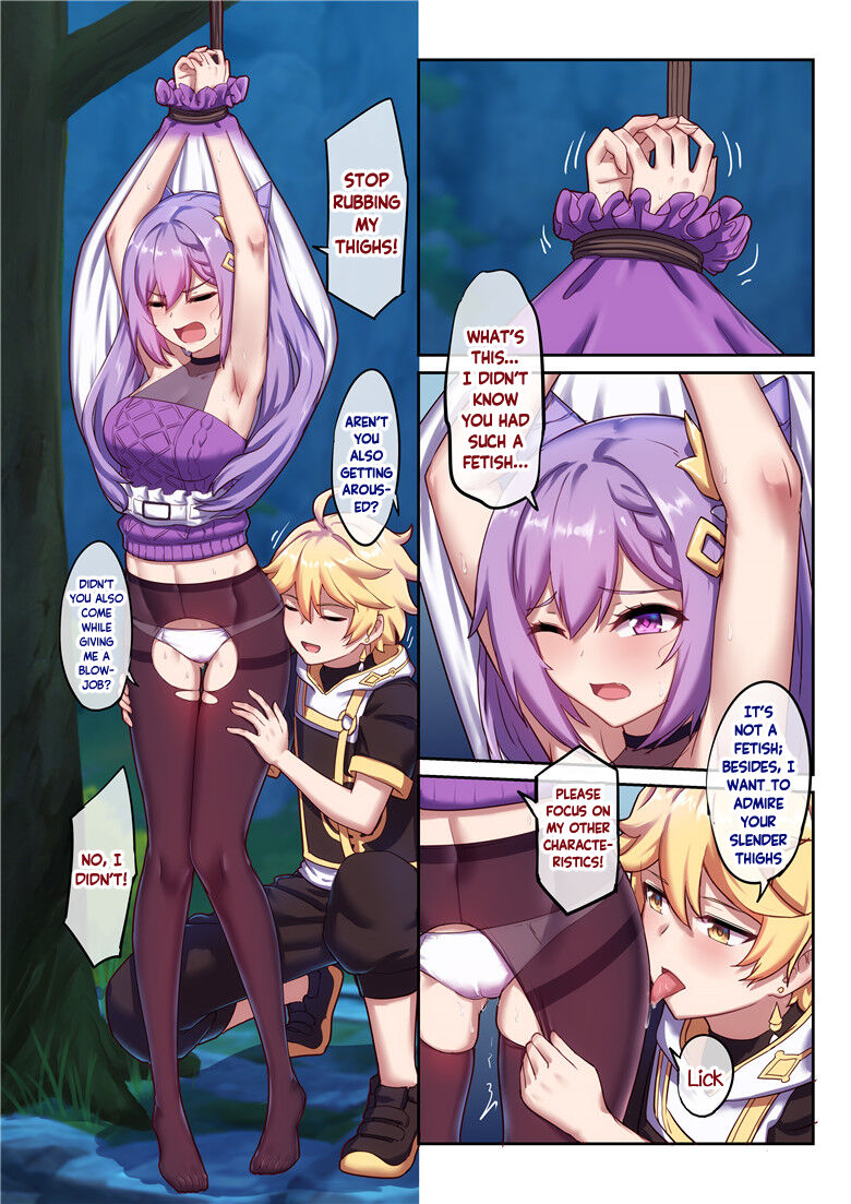 [Longbow Flintlock] Keqing's Date With The Traveler (Genshin Impact) [English] [LunaticSeibah] numero di immagine  18