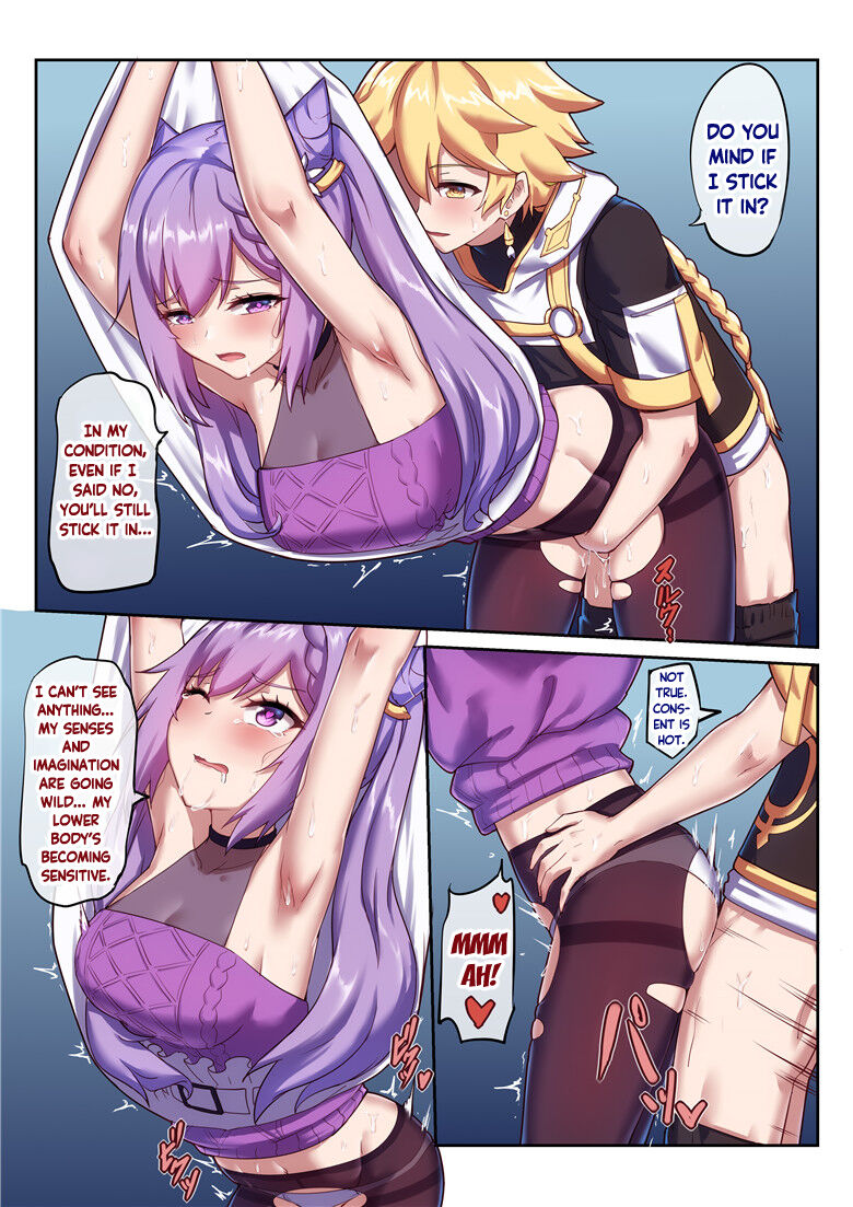 [Longbow Flintlock] Keqing's Date With The Traveler (Genshin Impact) [English] [LunaticSeibah] numero di immagine  19