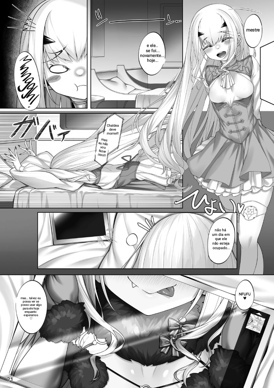 [Watochip Melonpan (Watosu)] Melusine to Iroiro Ecchi Hon | Having Various Types Of Sex With Melusine (Fate/Grand Order) [Portuguese-BR] [Kuri_Scans] image number 19