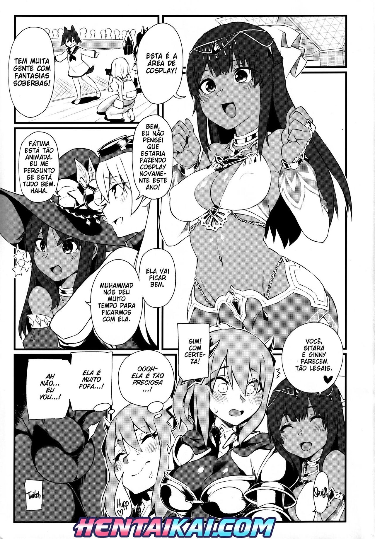 (AkihabaraDoujinsai 1) [SEVEN TAILS (Fukuinu)] FatiCos SUMMER (Alice Gear Aegis) [Portuguese-BR] [hentaikai.com] Bildnummer 2