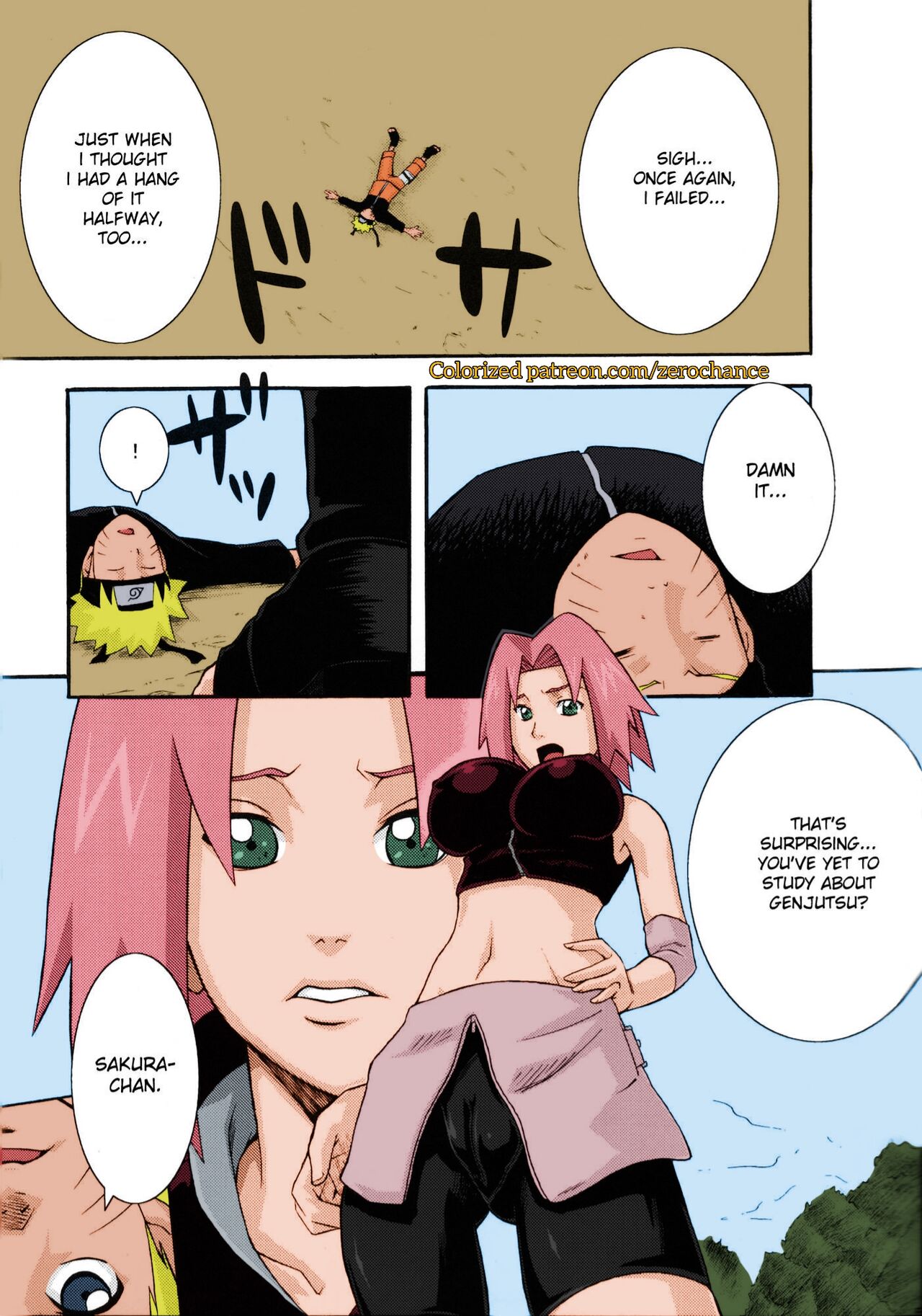 (C75) [Karakishi Youhei-dan Shinga (Sahara Wataru)] Saboten (Naruto) [English] {doujin-moe.us} [Colorized] [Miss One Life] imagen número 2