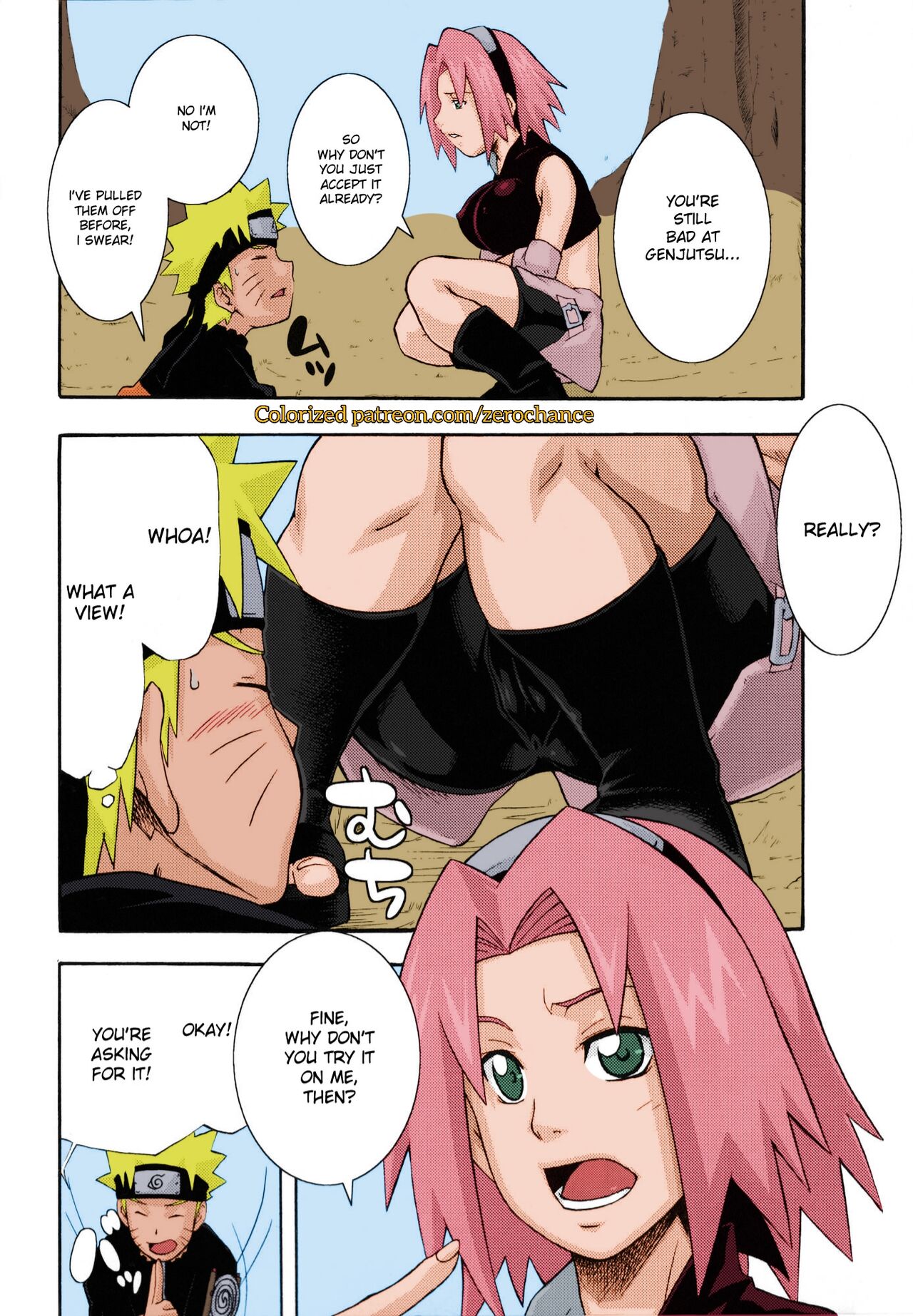 (C75) [Karakishi Youhei-dan Shinga (Sahara Wataru)] Saboten (Naruto) [English] {doujin-moe.us} [Colorized] [Miss One Life] imagen número 3