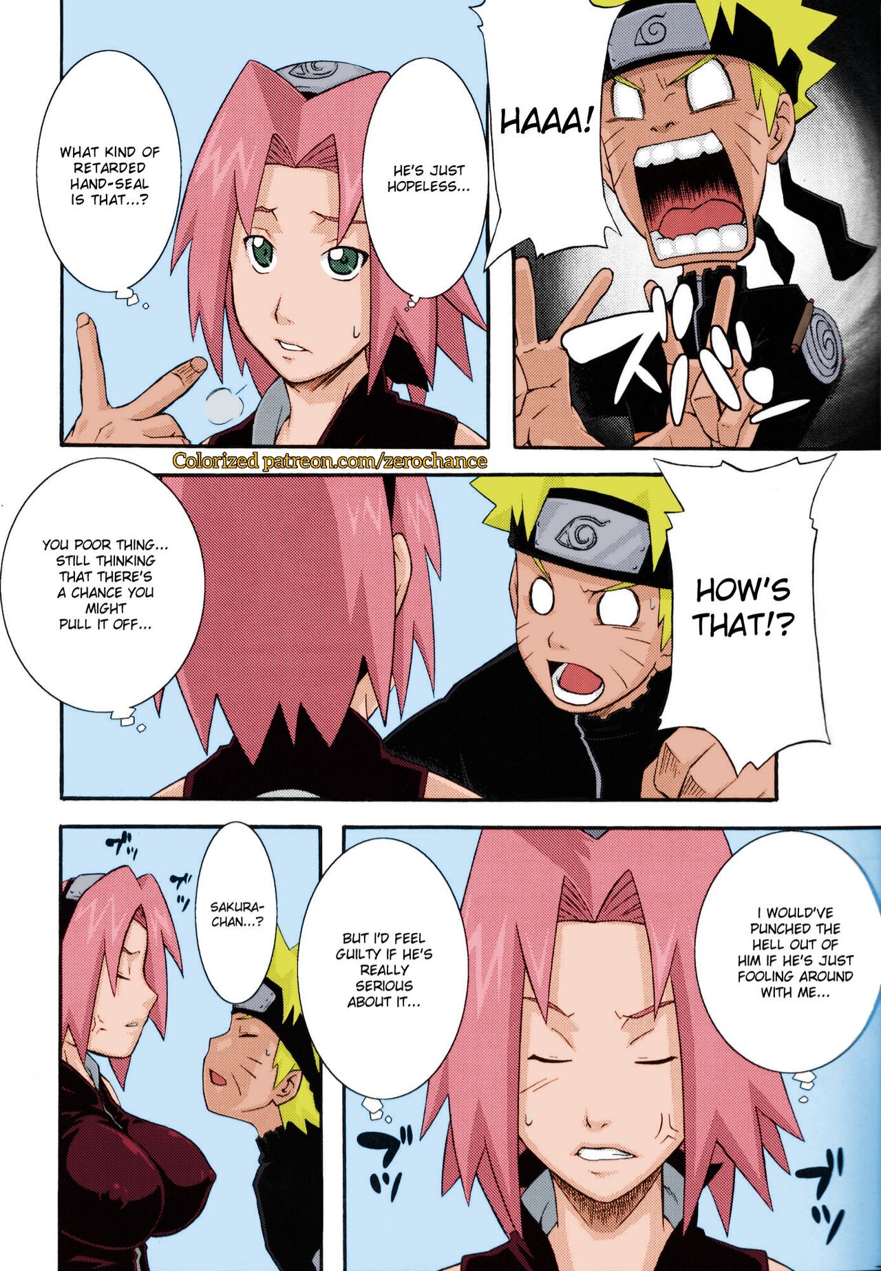 (C75) [Karakishi Youhei-dan Shinga (Sahara Wataru)] Saboten (Naruto) [English] {doujin-moe.us} [Colorized] [Miss One Life] imagen número 4