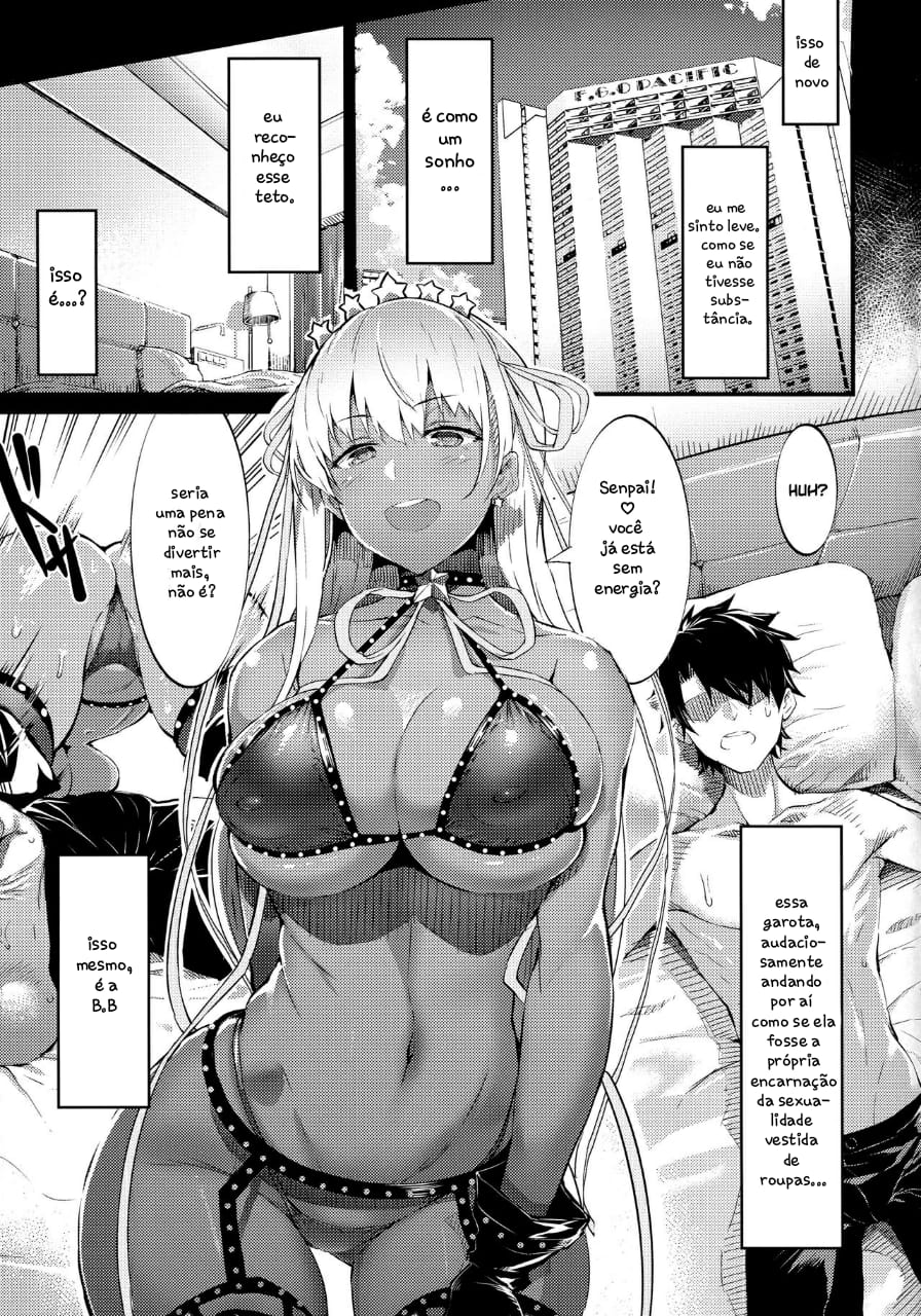 (C96) [Selvage Fisheries (Uo Denim)] Kagirinaku Toumei ni Chikai B.B - Almost Transparent B,B (Fate/Grand Order) [Portuguese-BR] [Kuri_Scans] numero di immagine  2