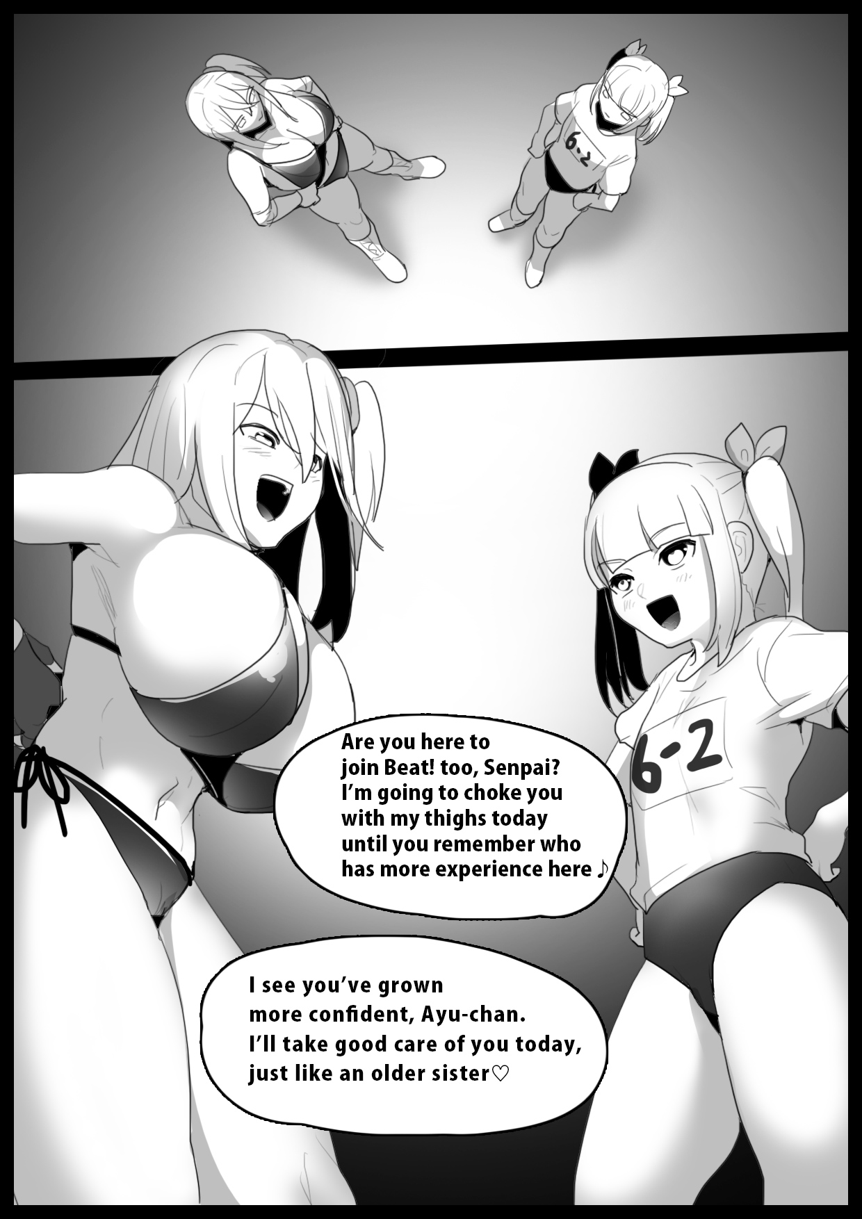 [The Nation of Head Scissors (Toppogi)] Girls Beat! Plus Ayu vs Saki [English] 图片编号 2