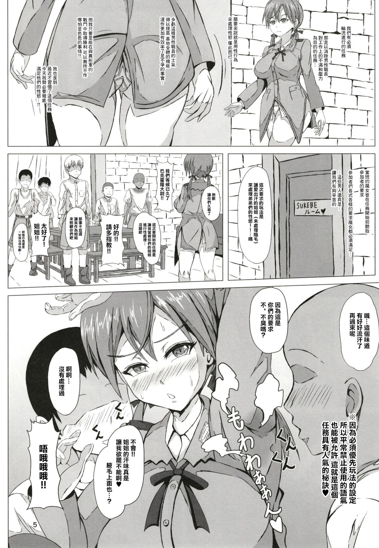 [Grand Chario (Arobiro)] Sweet Sweat Super Sister (Strike Witches) [Chinese] [Digital] 图片编号 5