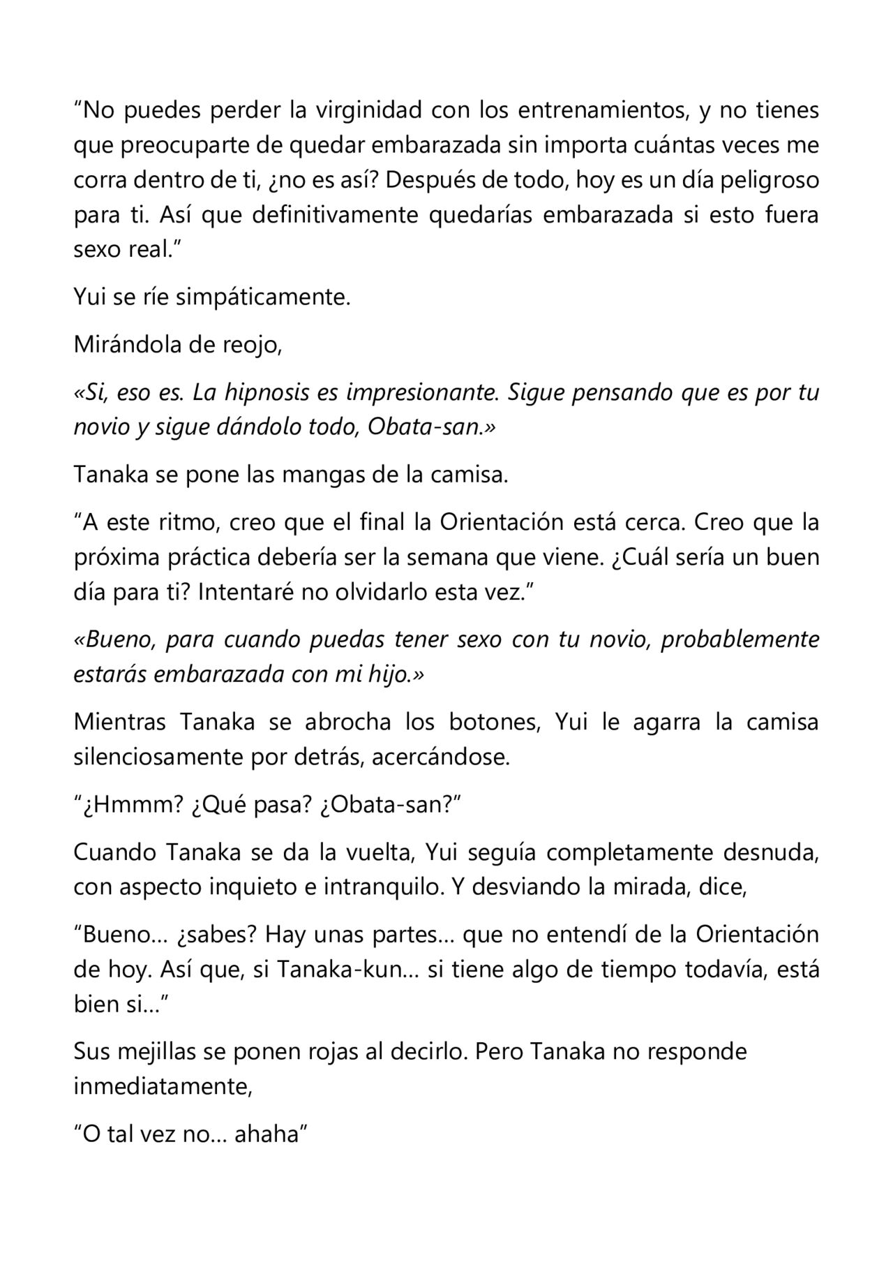 [Tatsumi Hirohiko, Aiue Oka] Orientación sexual 4.5 El caso de Yui Obata otra vez [Light Novel] [Spanish] [incomplete] image number 10