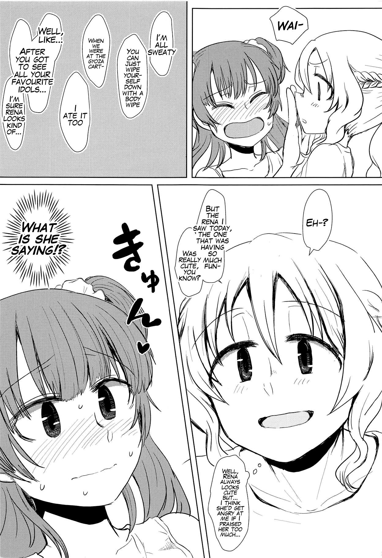 (Enkan no Kotowari 14) [Butazuraya Seinikuten (Mikan no Kawa Houchikai no Shinsei)] Bus de Iku Ippaku Mikka Idol Fes no Tabi (Puella Magi Madoka Magica Side Story: Magia Record) [English] image number 4