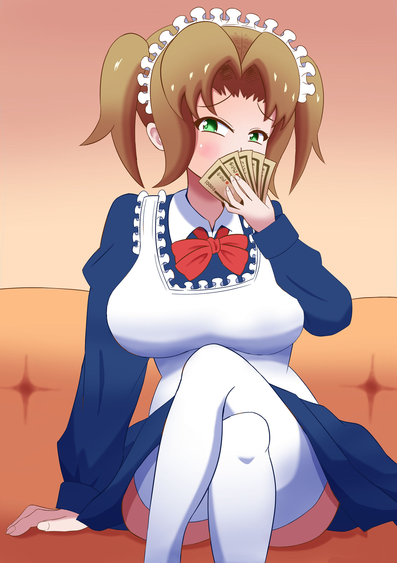 Meido ni mitsuide make-jiru morashite kudasai 图片编号 2