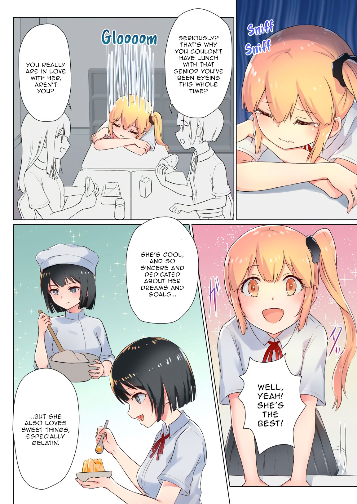 [ifpark] Senpai, Watashi o Tabete kudasai ~Jelly-ka Shoujo to Toromitsu Ecchi~ (Part 1) | Eat me, Senpai! ~The Gelatin Girl and the Thick, Lewd Nectar~ [English] [Aganon] image number 3