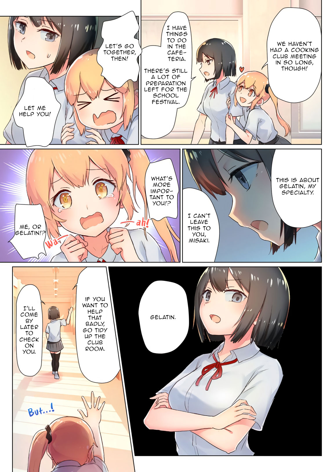 [ifpark] Senpai, Watashi o Tabete kudasai ~Jelly-ka Shoujo to Toromitsu Ecchi~ (Part 1) | Eat me, Senpai! ~The Gelatin Girl and the Thick, Lewd Nectar~ [English] [Aganon] image number 6