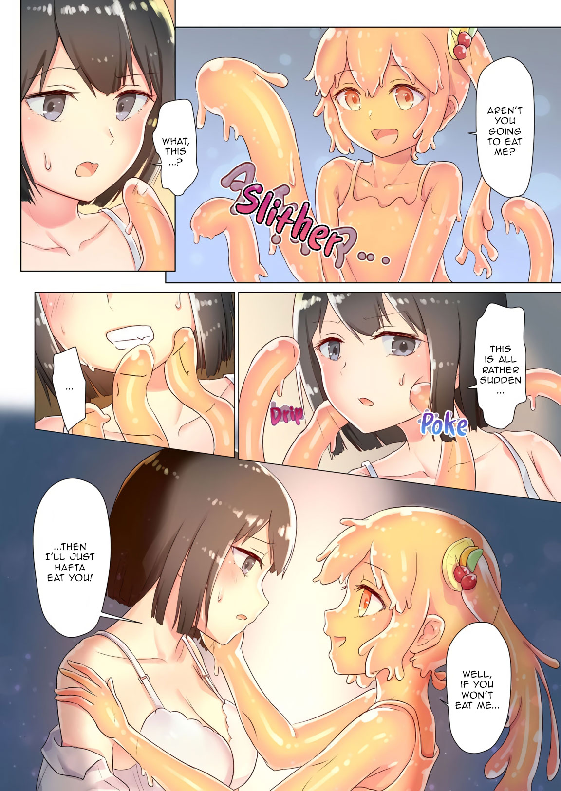 [ifpark] Senpai, Watashi o Tabete kudasai ~Jelly-ka Shoujo to Toromitsu Ecchi~ (Part 1) | Eat me, Senpai! ~The Gelatin Girl and the Thick, Lewd Nectar~ [English] [Aganon] image number 15