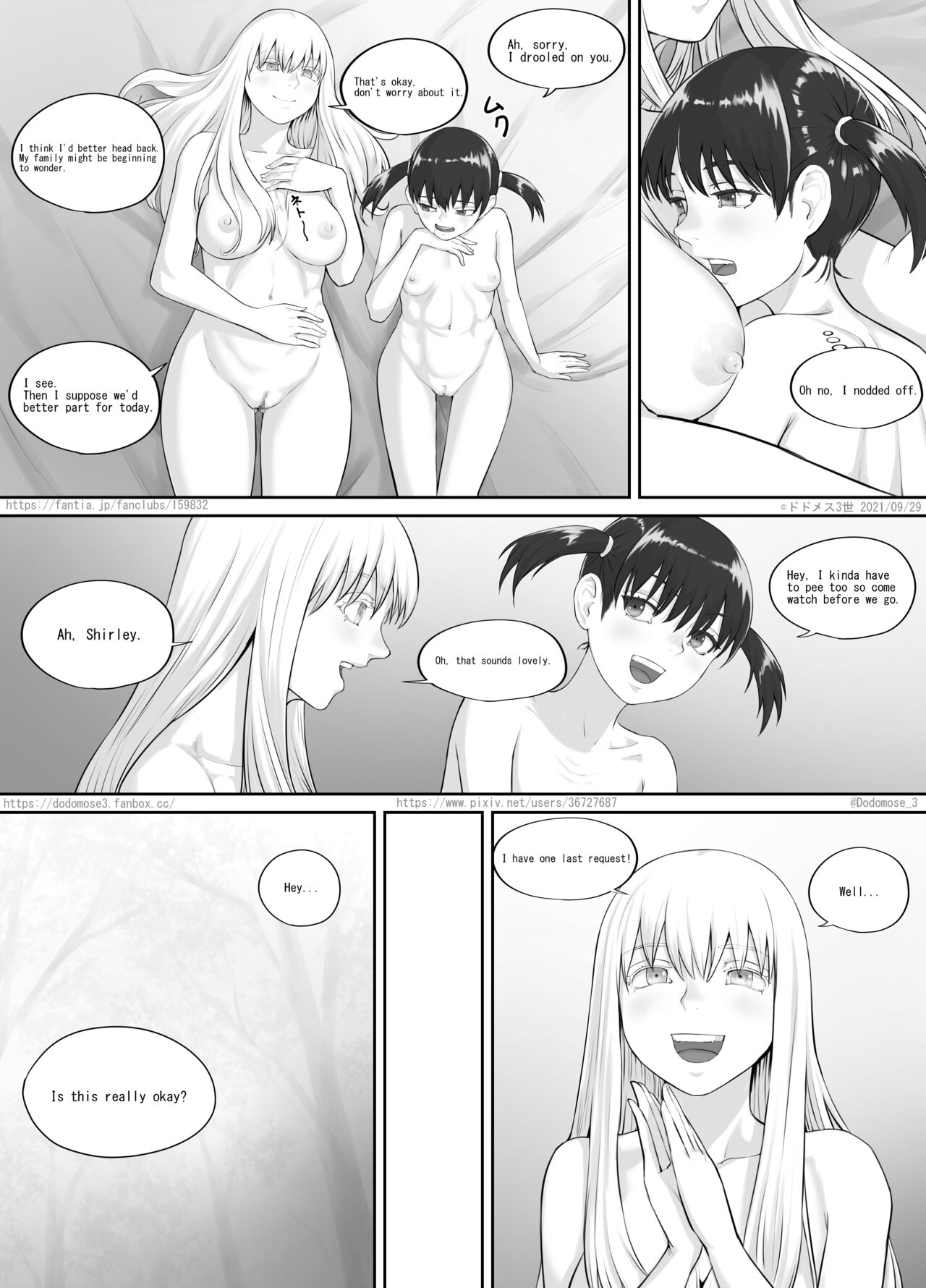 [DODOMESU3SEI] 少女と露出女（English Version） (Pixiv Fanbox) image number 17